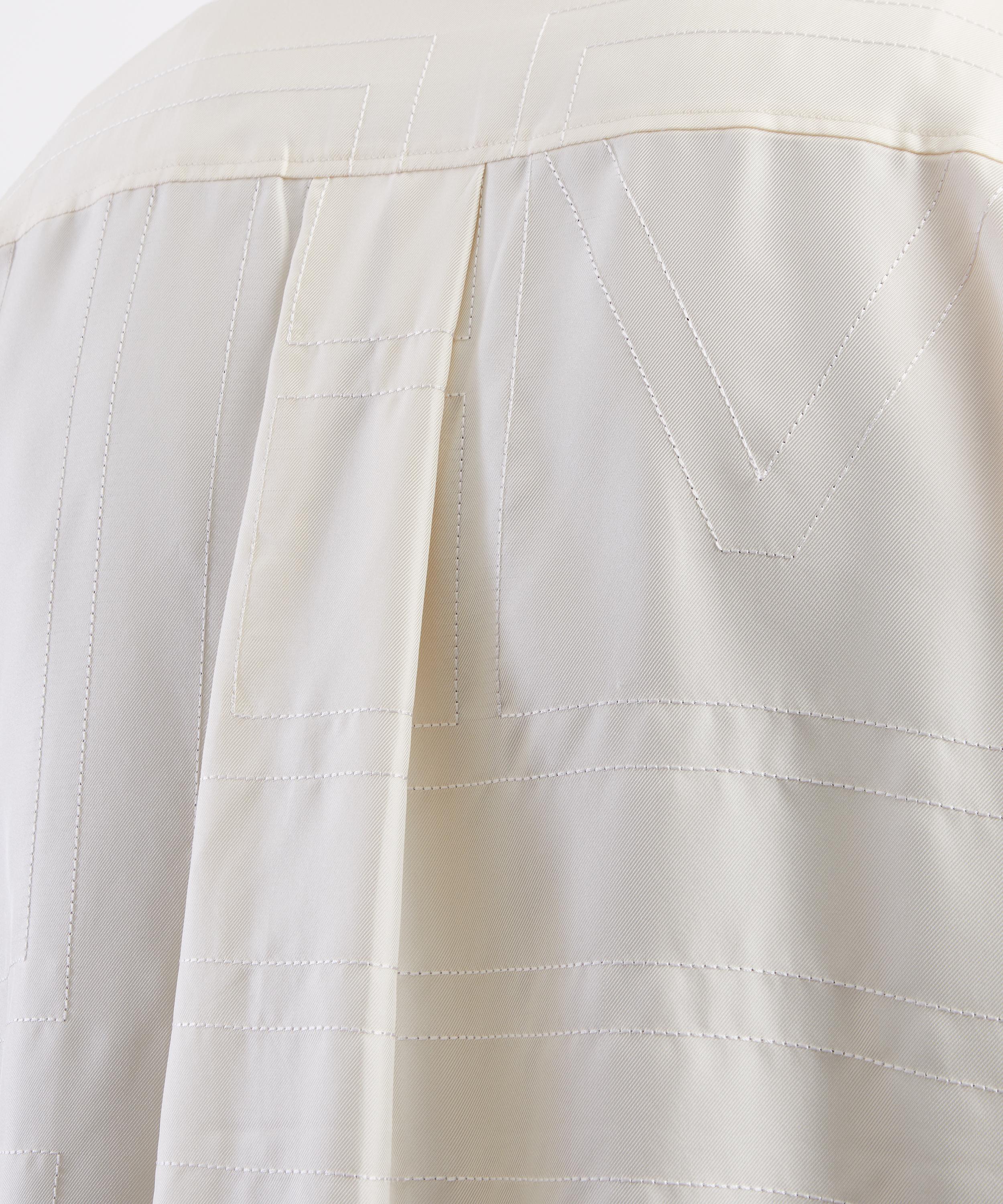 Toteme - Cream Monogram Silk PJ Top image number 4