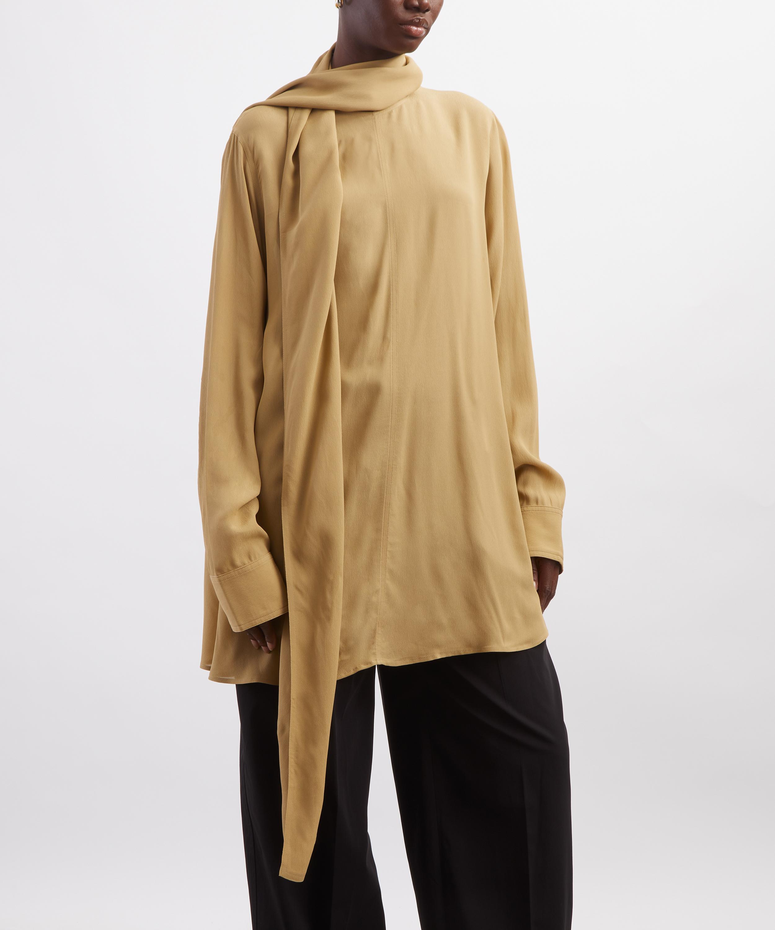 Toteme - Desert Draped Scarf Blouse image number 2