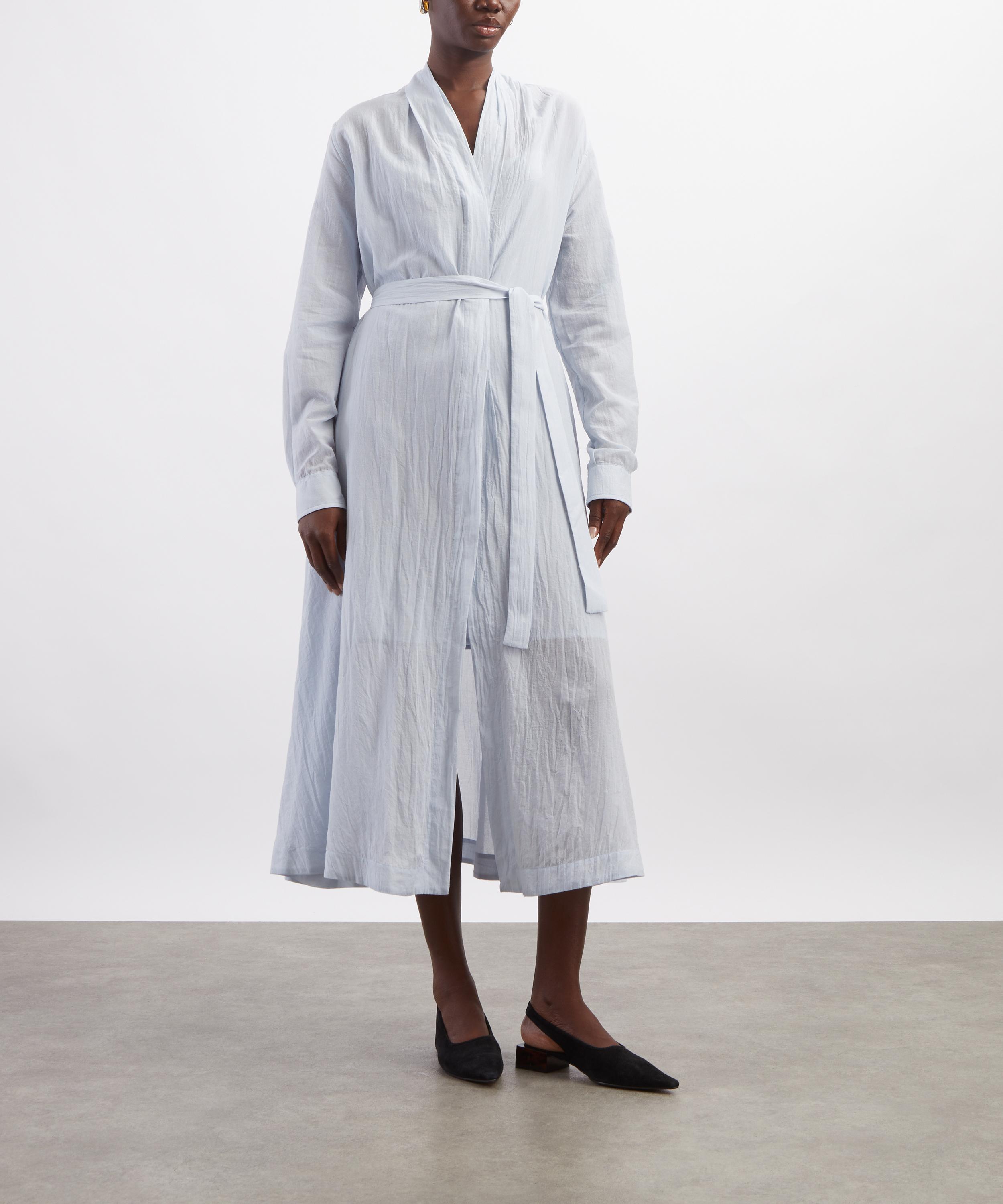 Toteme - Belted Cotton Voile Dress image number 2