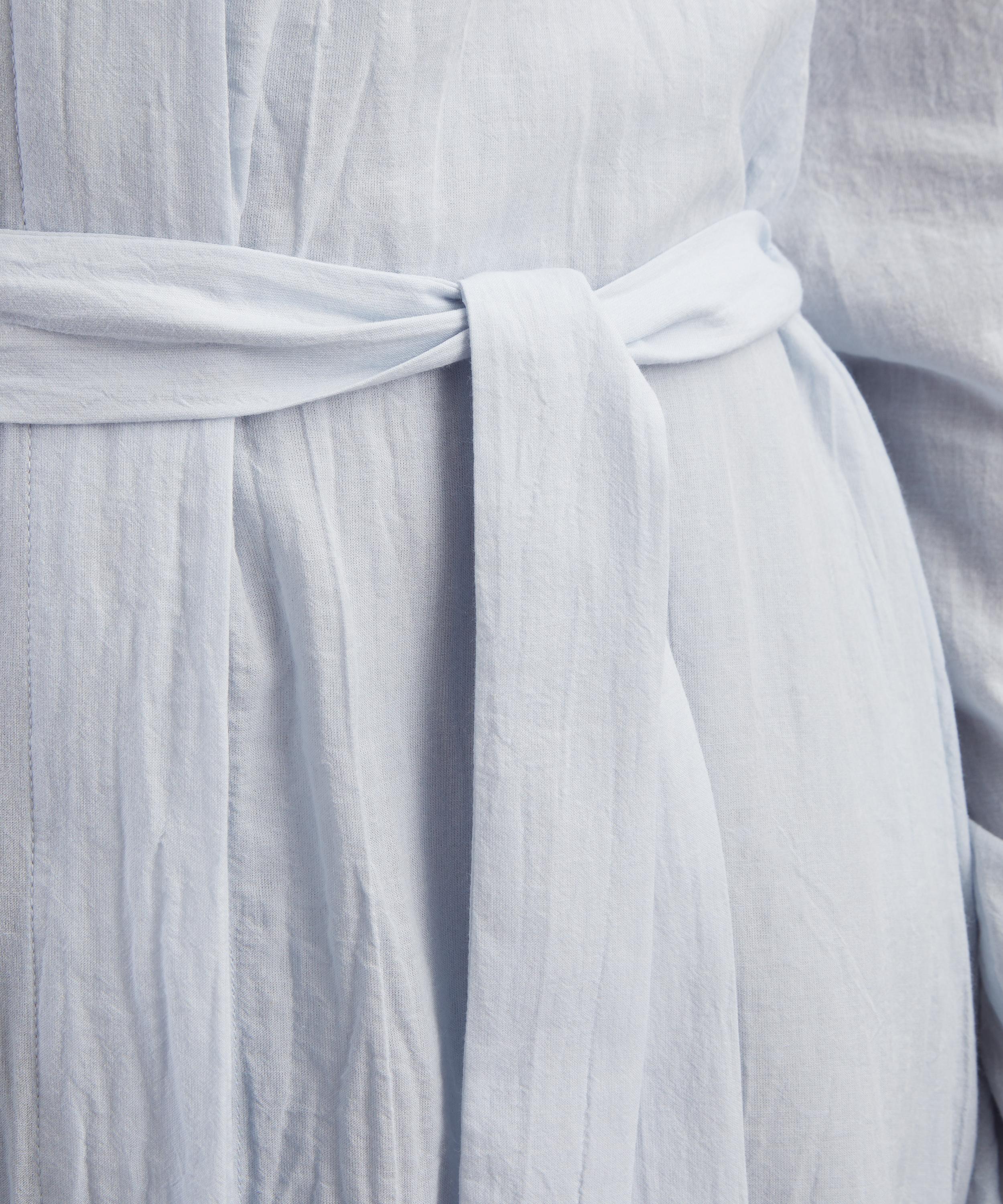 Toteme - Belted Cotton Voile Dress image number 4