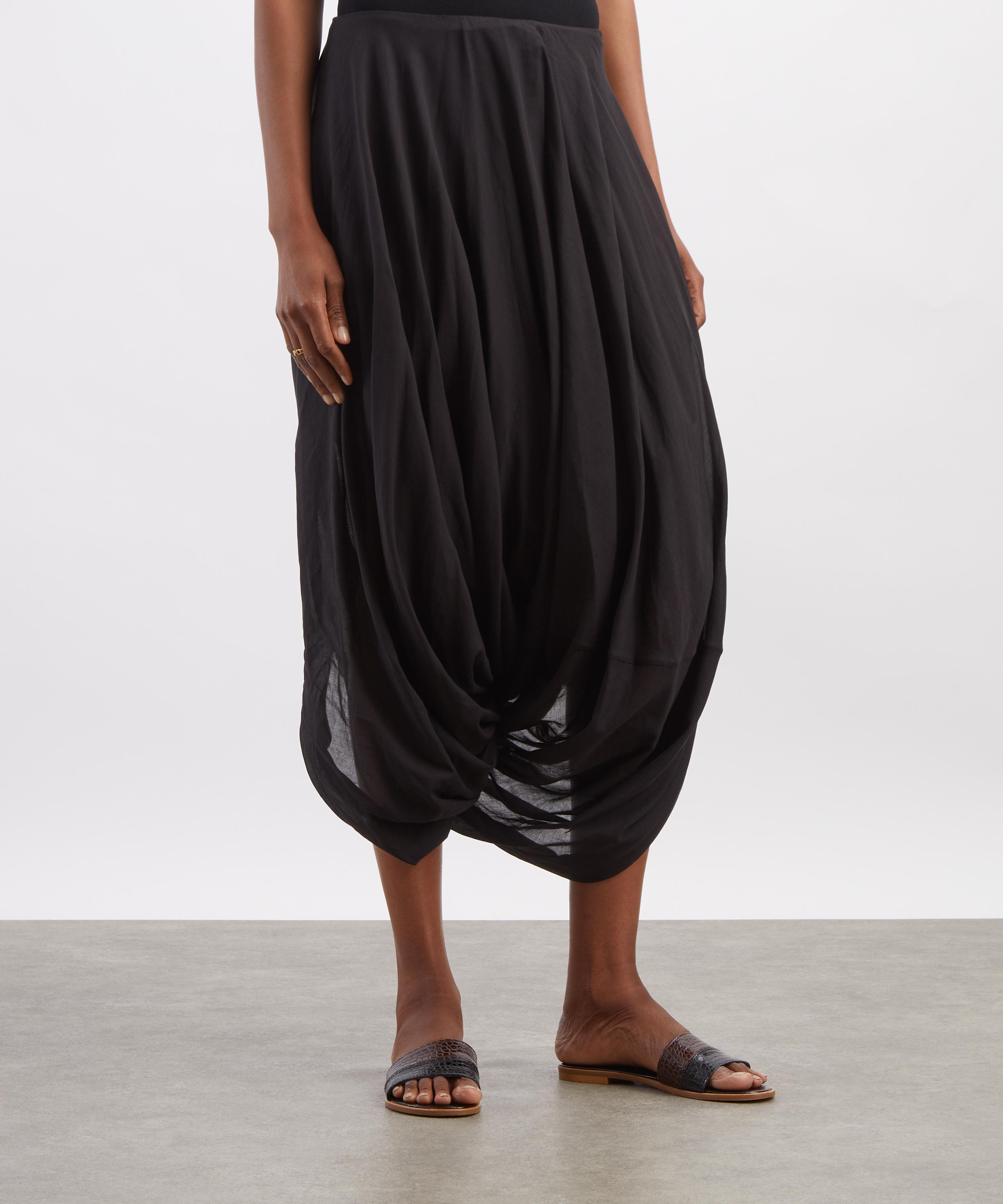 Toteme - Black Cocoon Skirt image number 2