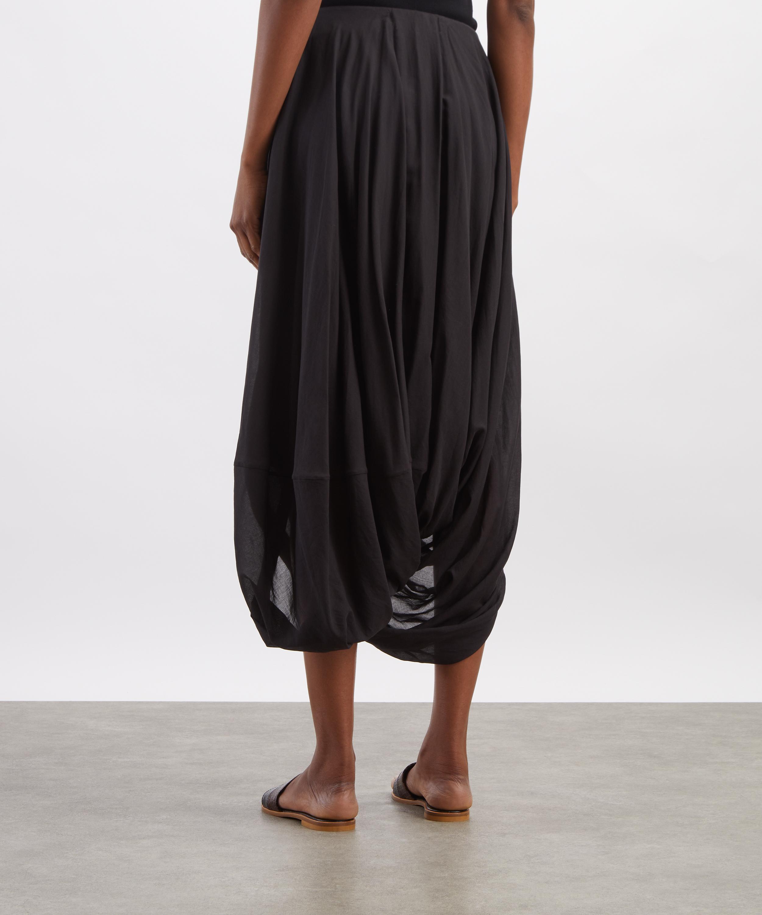 Toteme - Black Cocoon Skirt image number 3