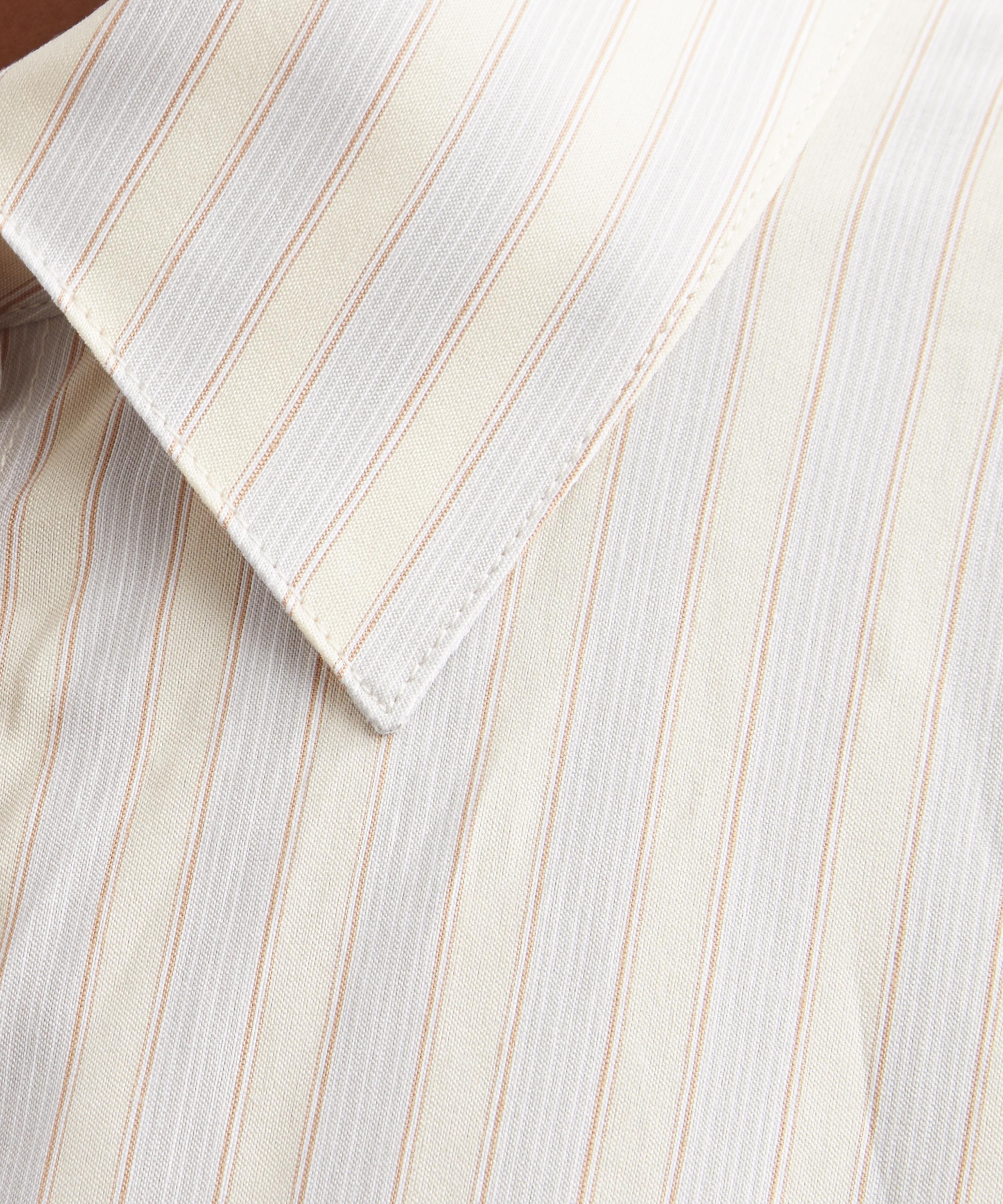 Toteme - Yellow-Sky Oversized Stripe Shirt image number 4