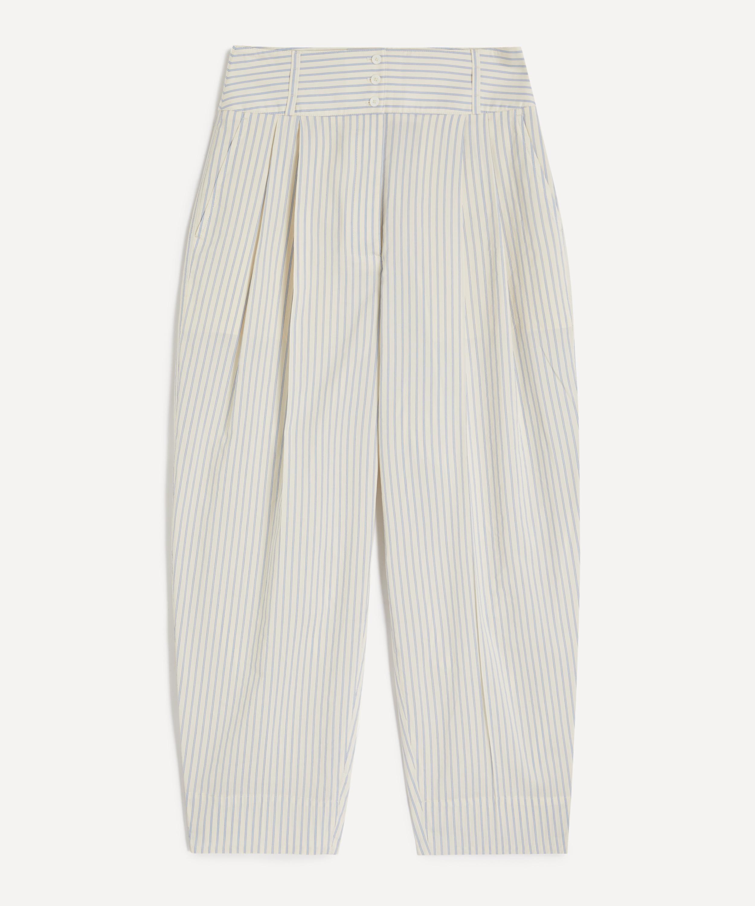 Toteme - Stripe Balloon Trousers image number 0