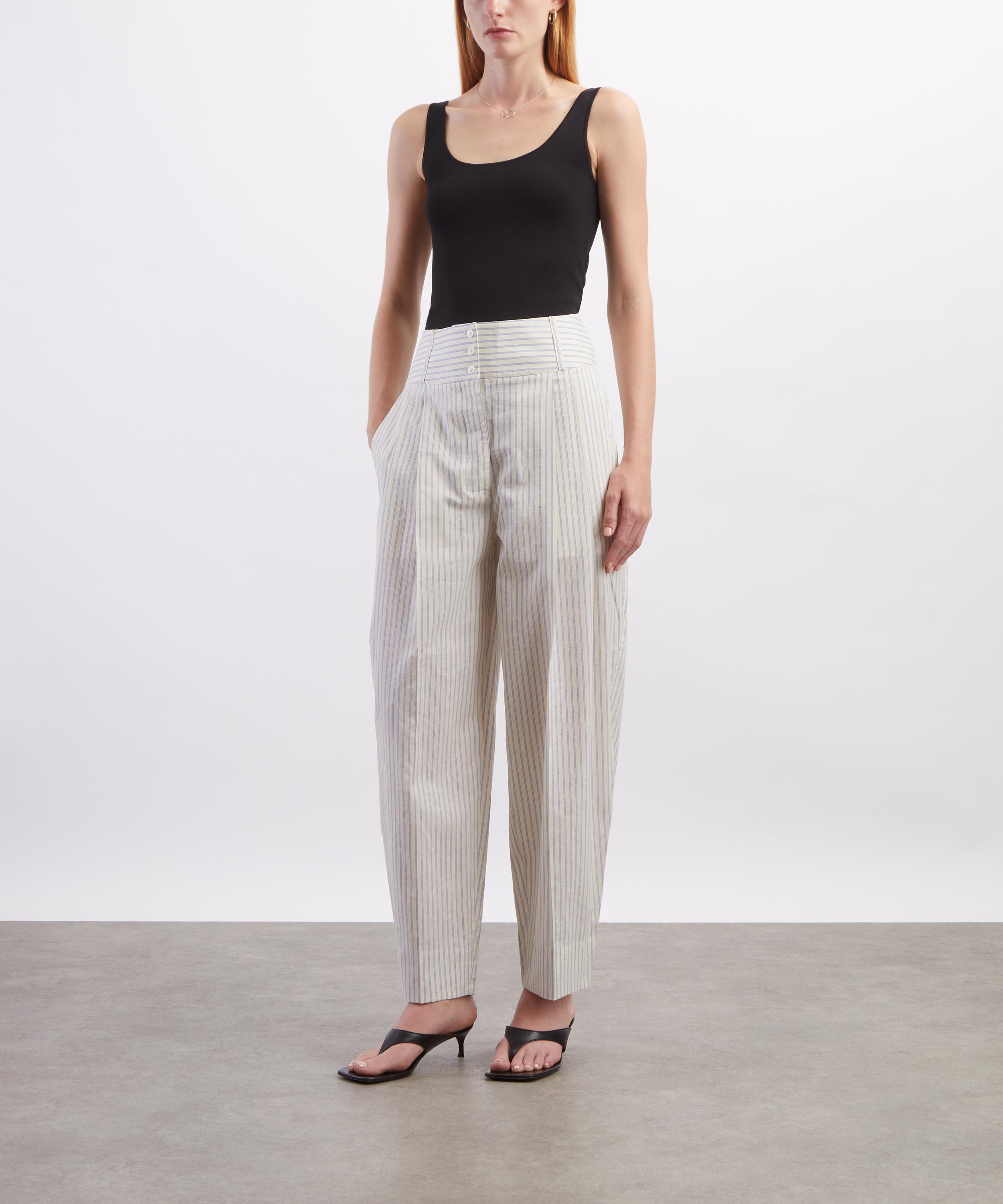 Toteme - Stripe Balloon Trousers image number 1