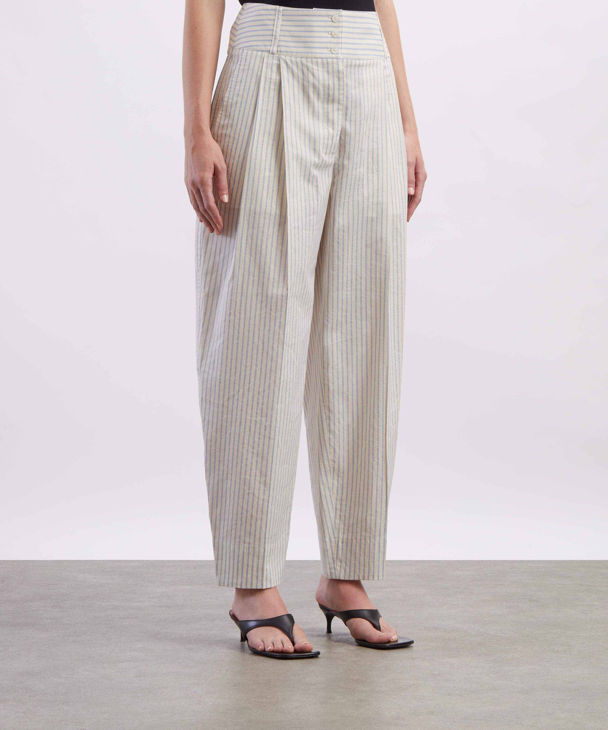Toteme - Stripe Balloon Trousers image number 2
