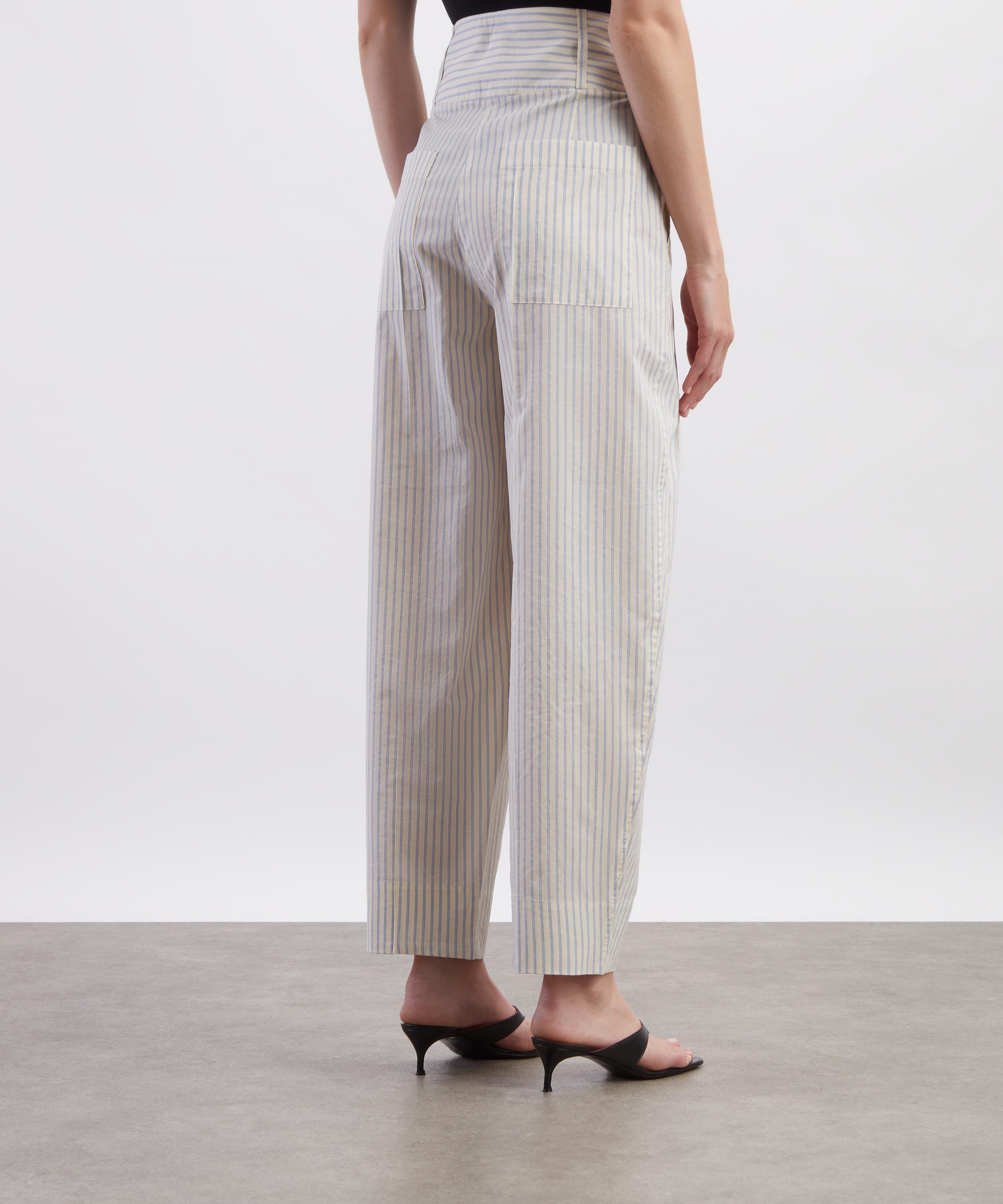 Toteme - Stripe Balloon Trousers image number 3
