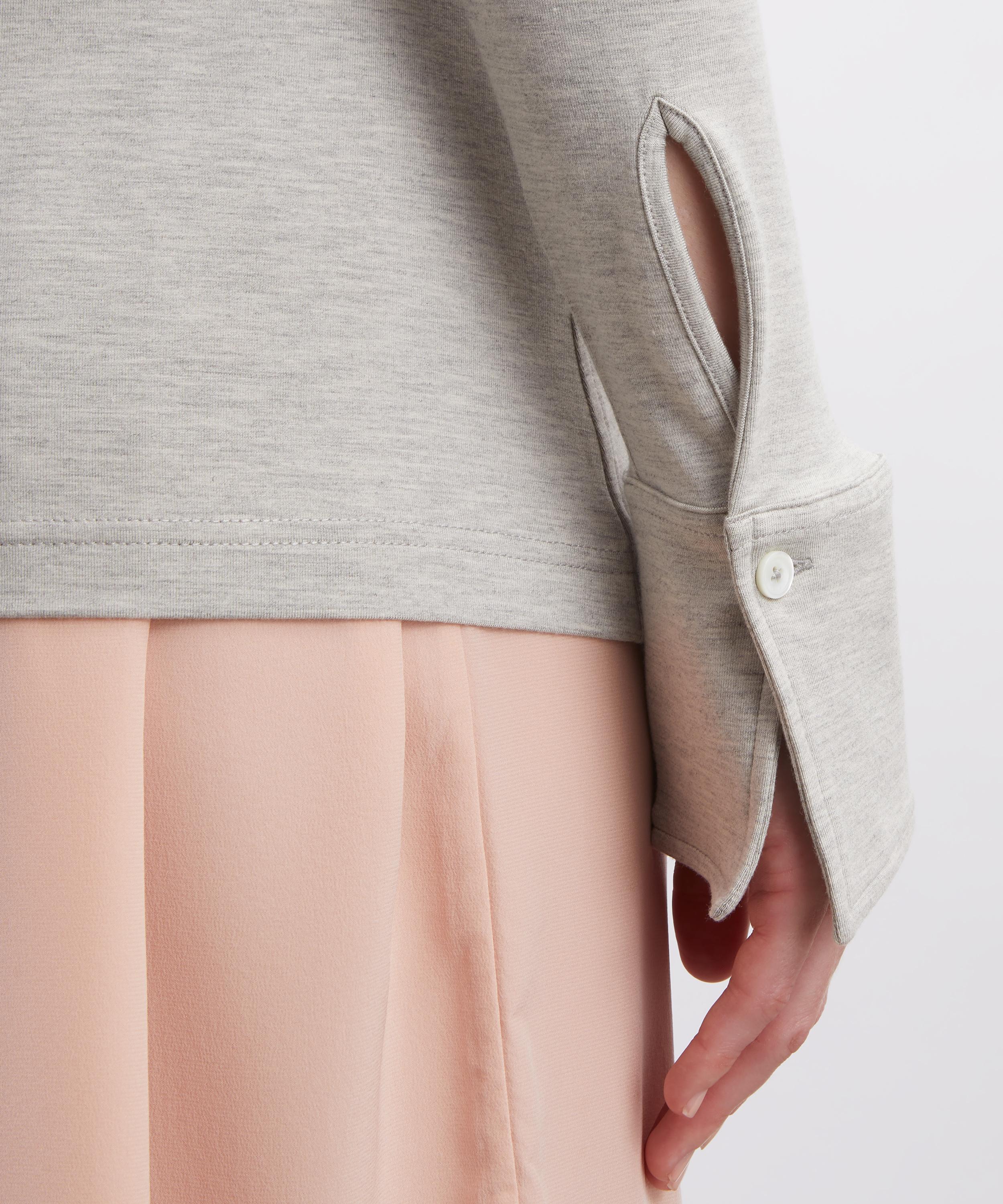 Toteme - Fitted Jersey Shirt image number 4