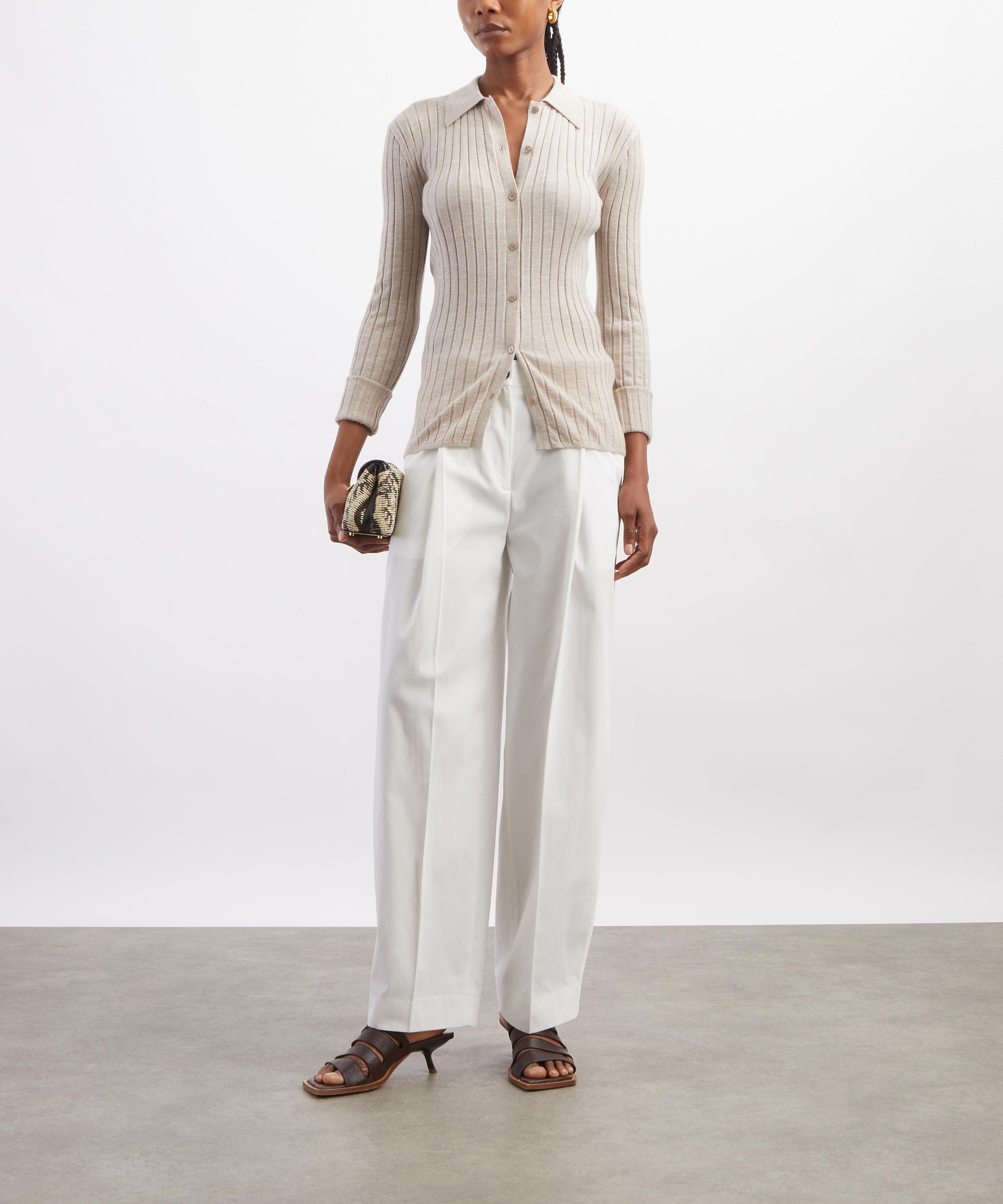 Toteme - Slim Ribbed Shirt image number 1