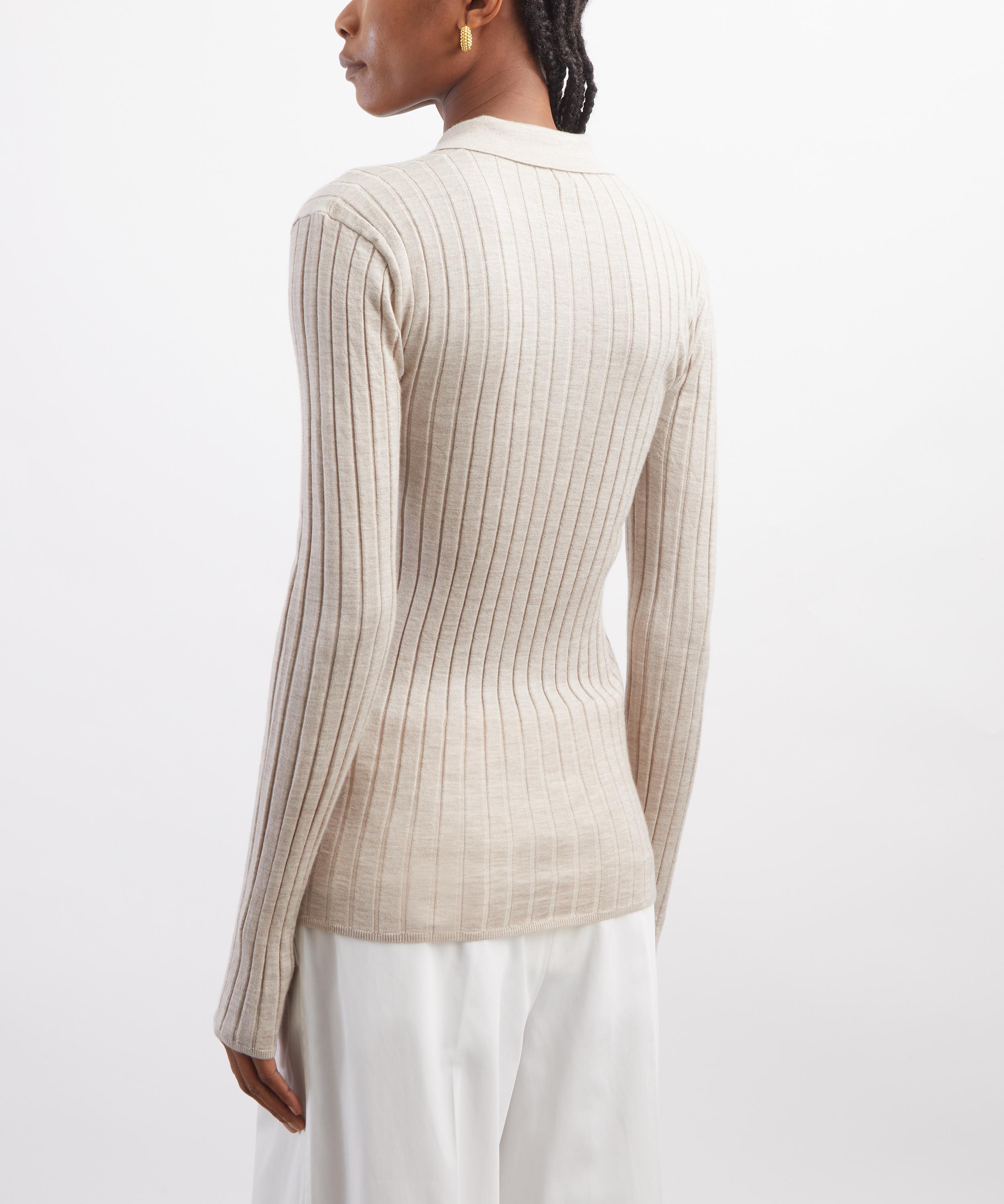 Toteme - Slim Ribbed Shirt image number 3