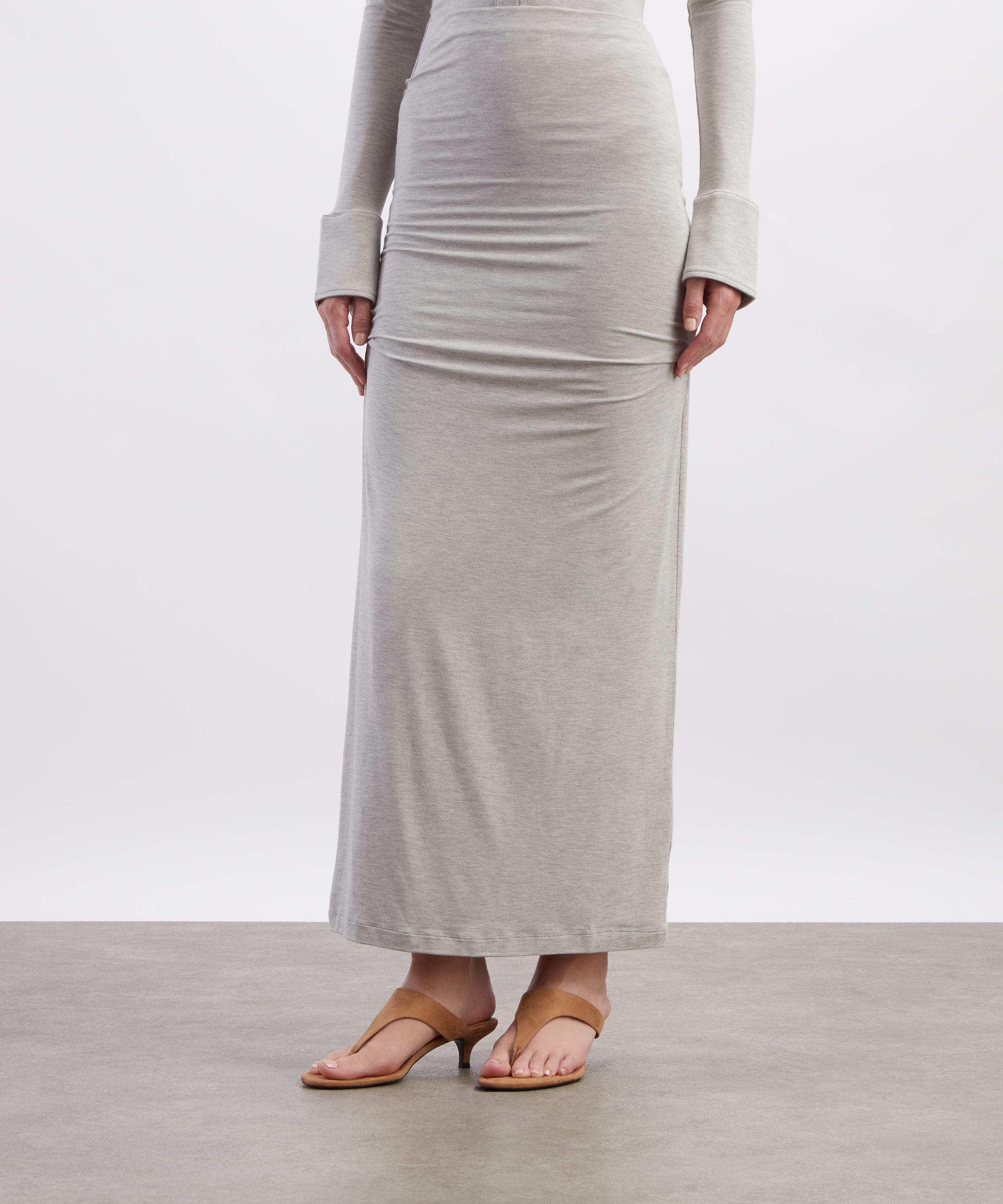 Toteme - Draped Jersey Skirt image number 2
