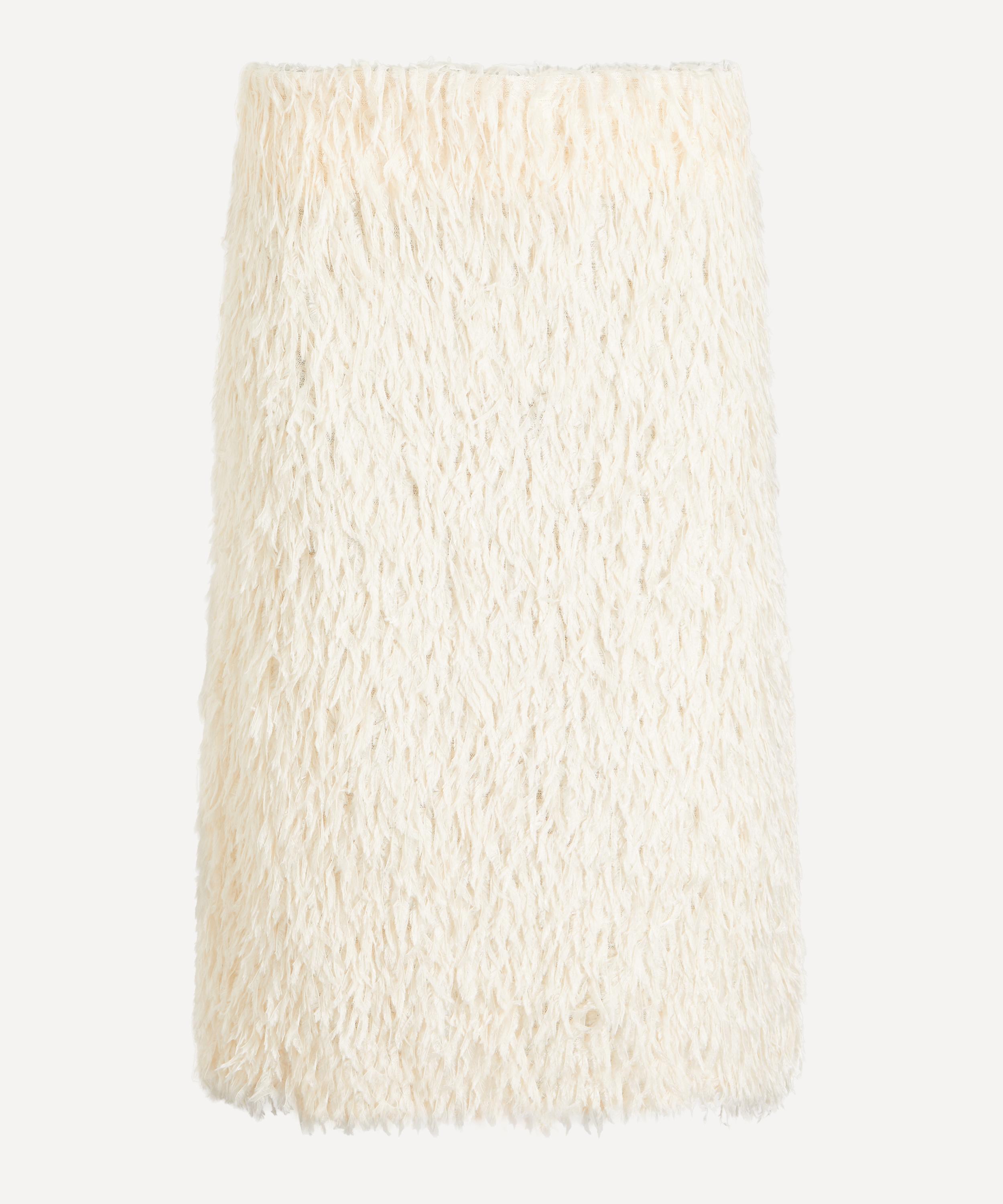 Toteme - Feathered Jersey Skirt image number 0