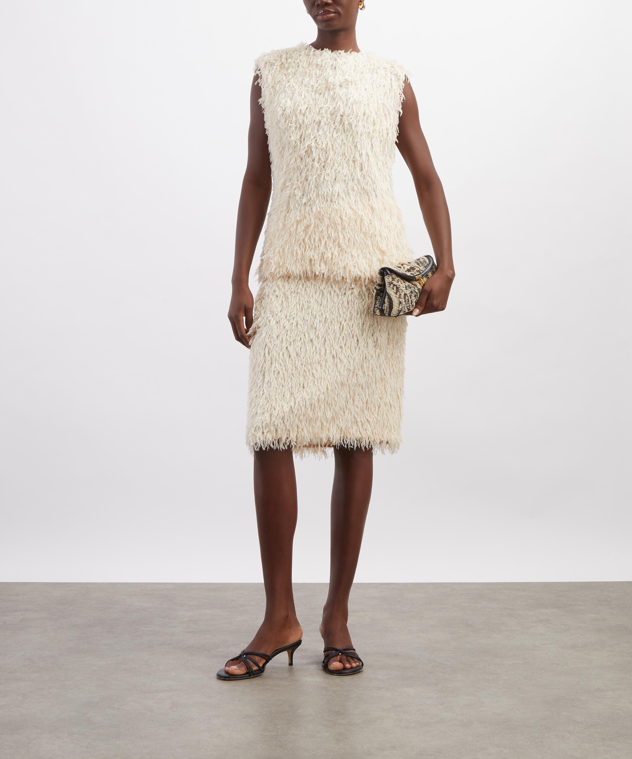 Toteme - Feathered Jersey Skirt image number 1