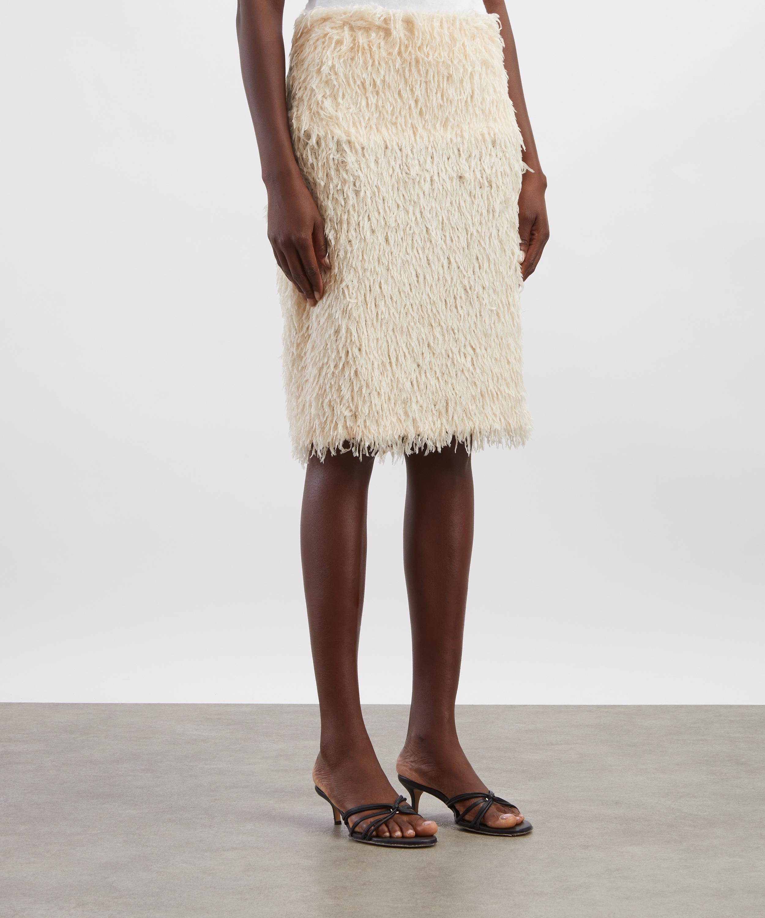 Toteme - Feathered Jersey Skirt image number 2