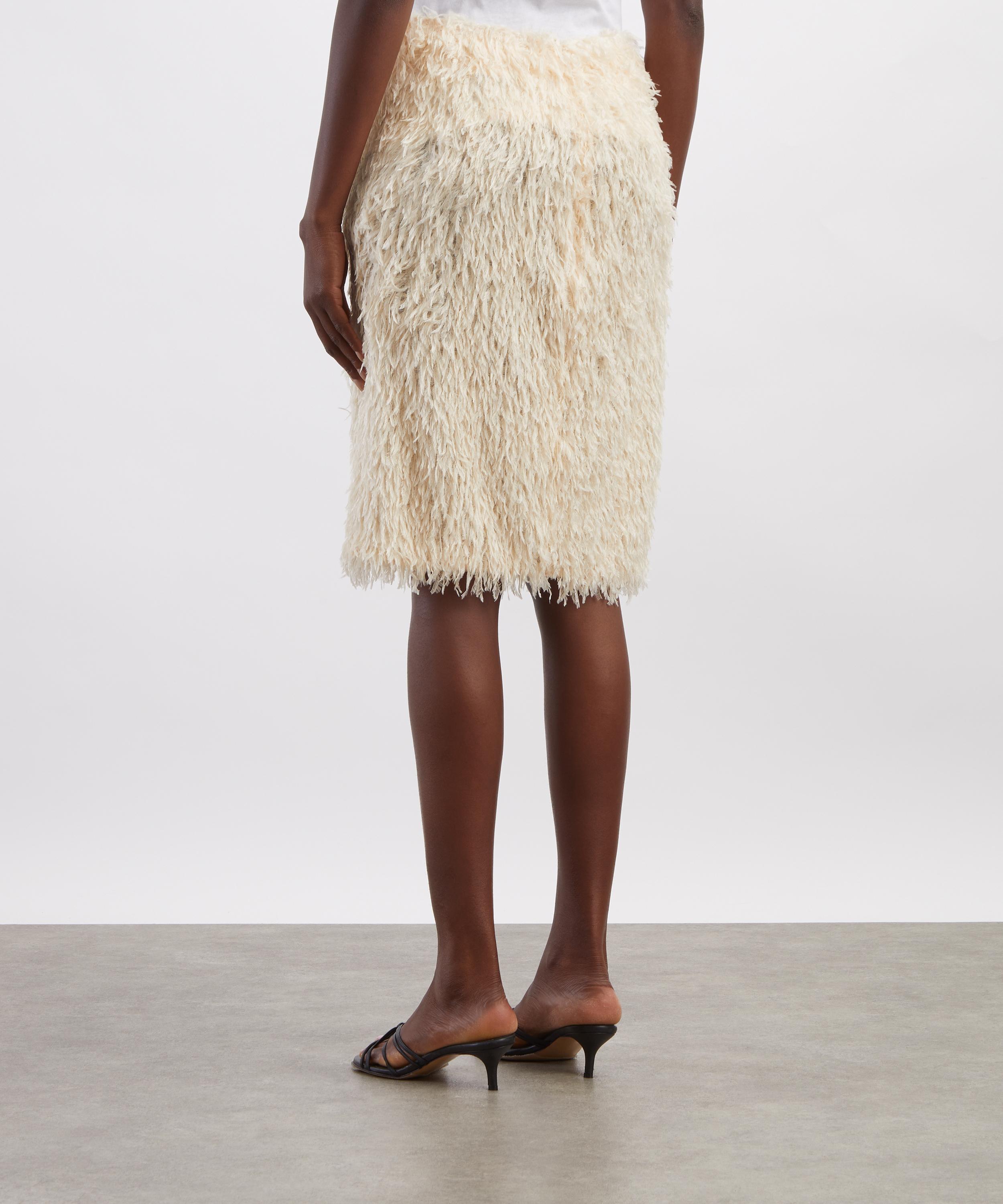 Toteme - Feathered Jersey Skirt image number 3