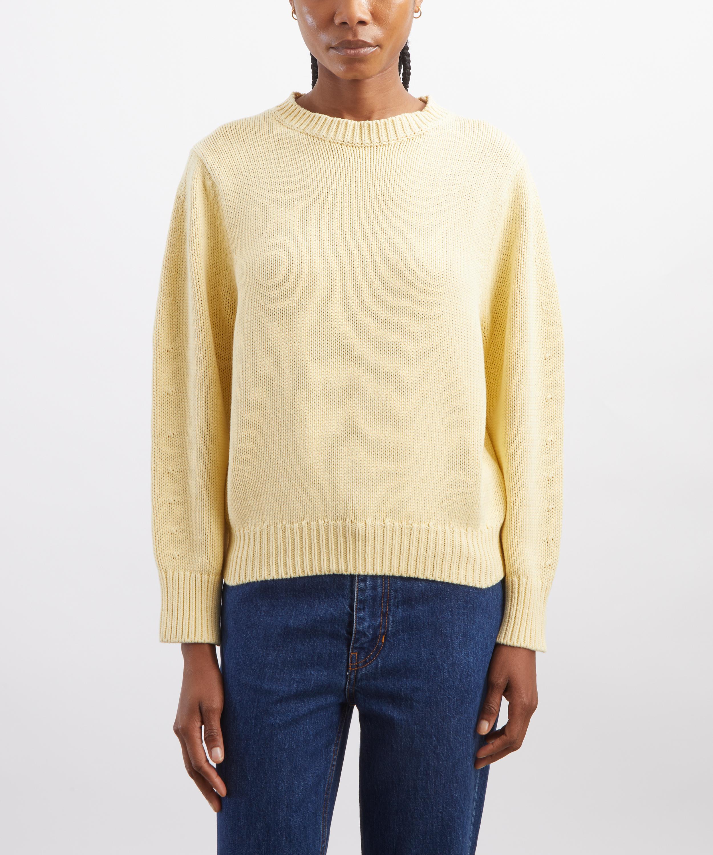Toteme - Buttercup Oversized Crew-Neck Jumper image number 2