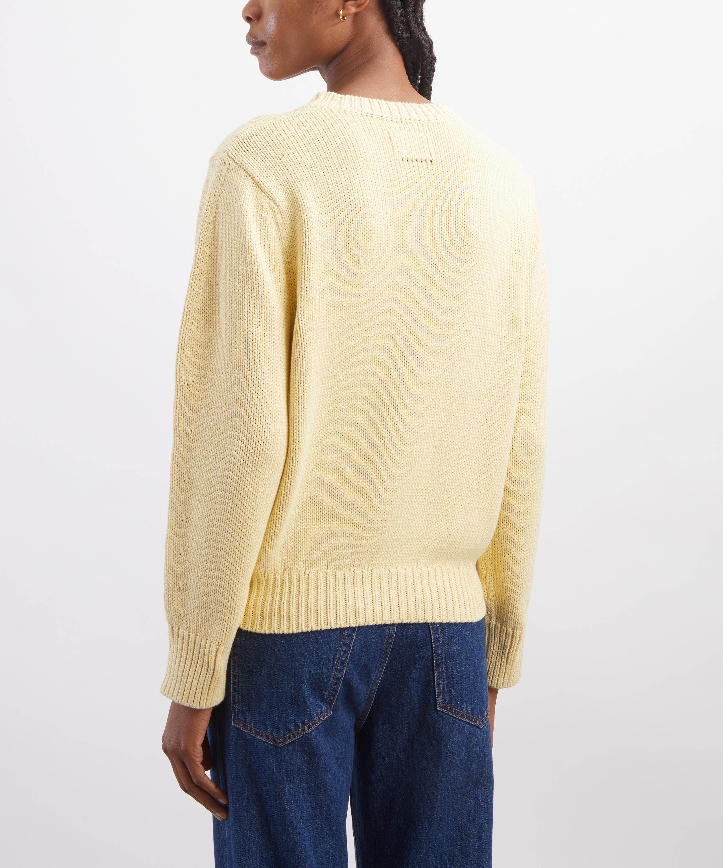 Toteme - Buttercup Oversized Crew-Neck Jumper image number 3