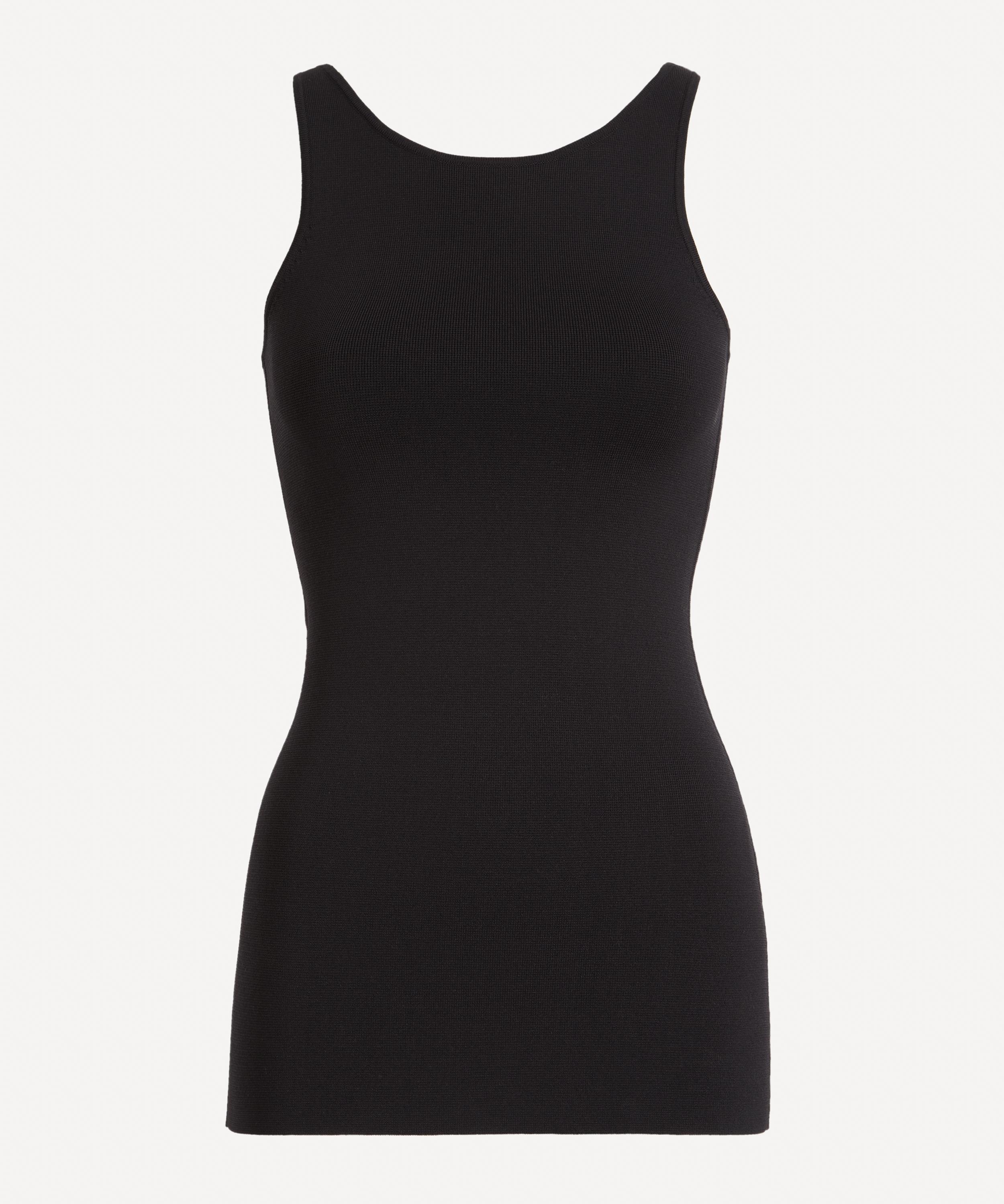 Toteme - Black Classic Compact Knit Tank Top image number 0