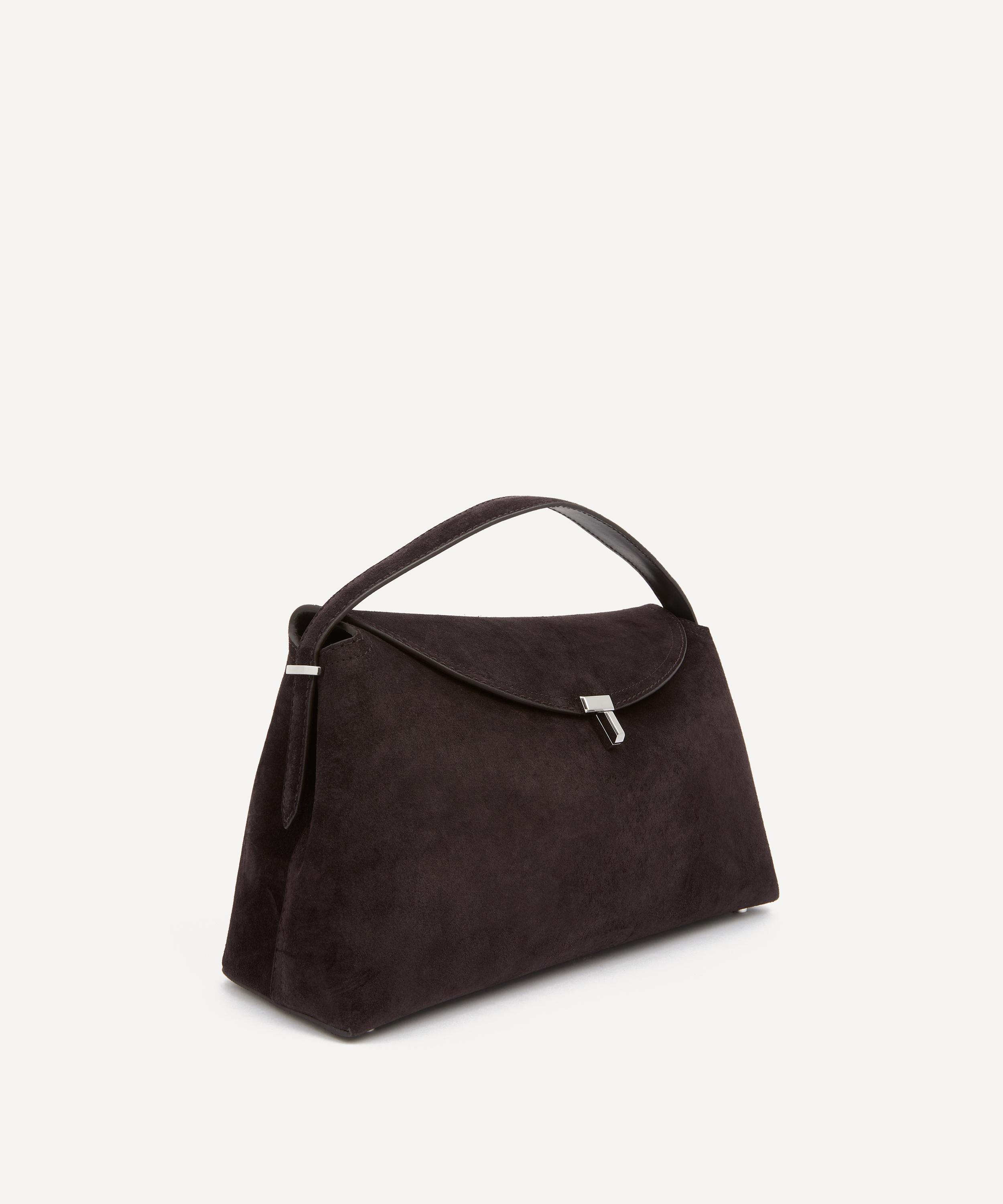 Toteme - T-Lock Suede Top Handle Bag image number 2
