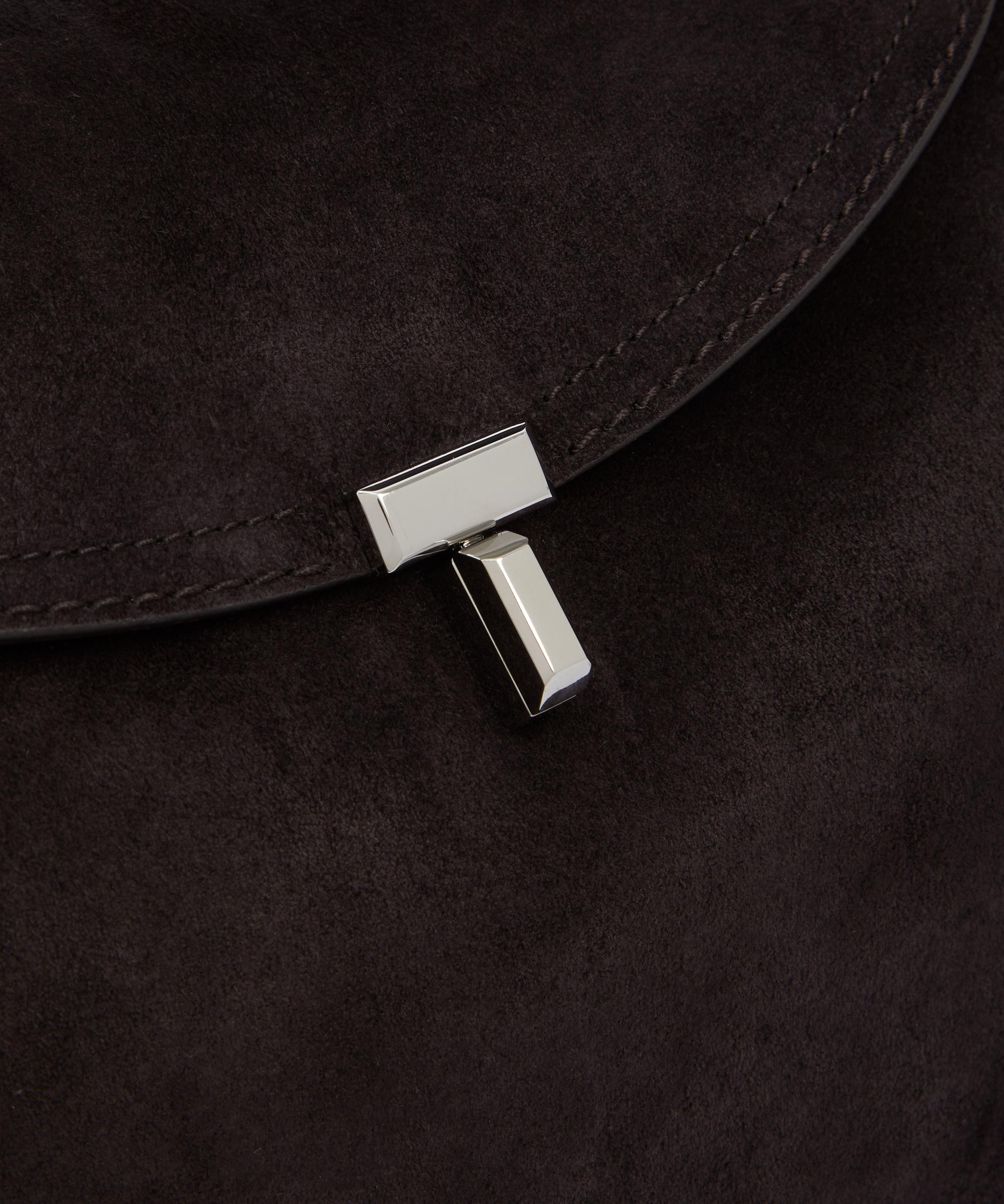 Toteme - T-Lock Suede Top Handle Bag image number 4