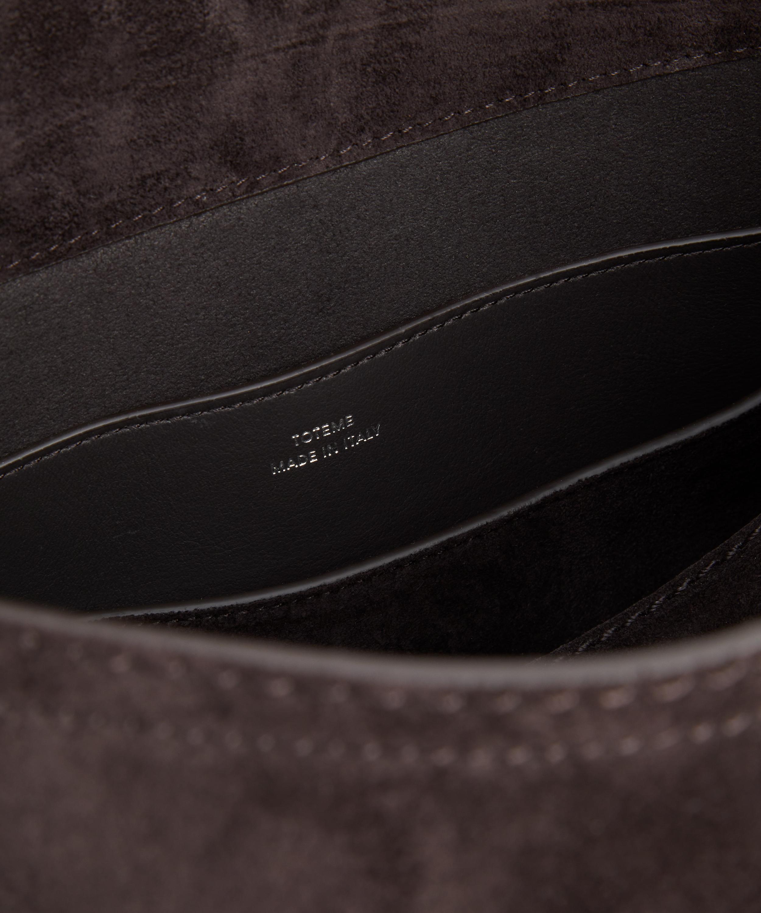 Toteme - T-Lock Suede Top Handle Bag image number 5