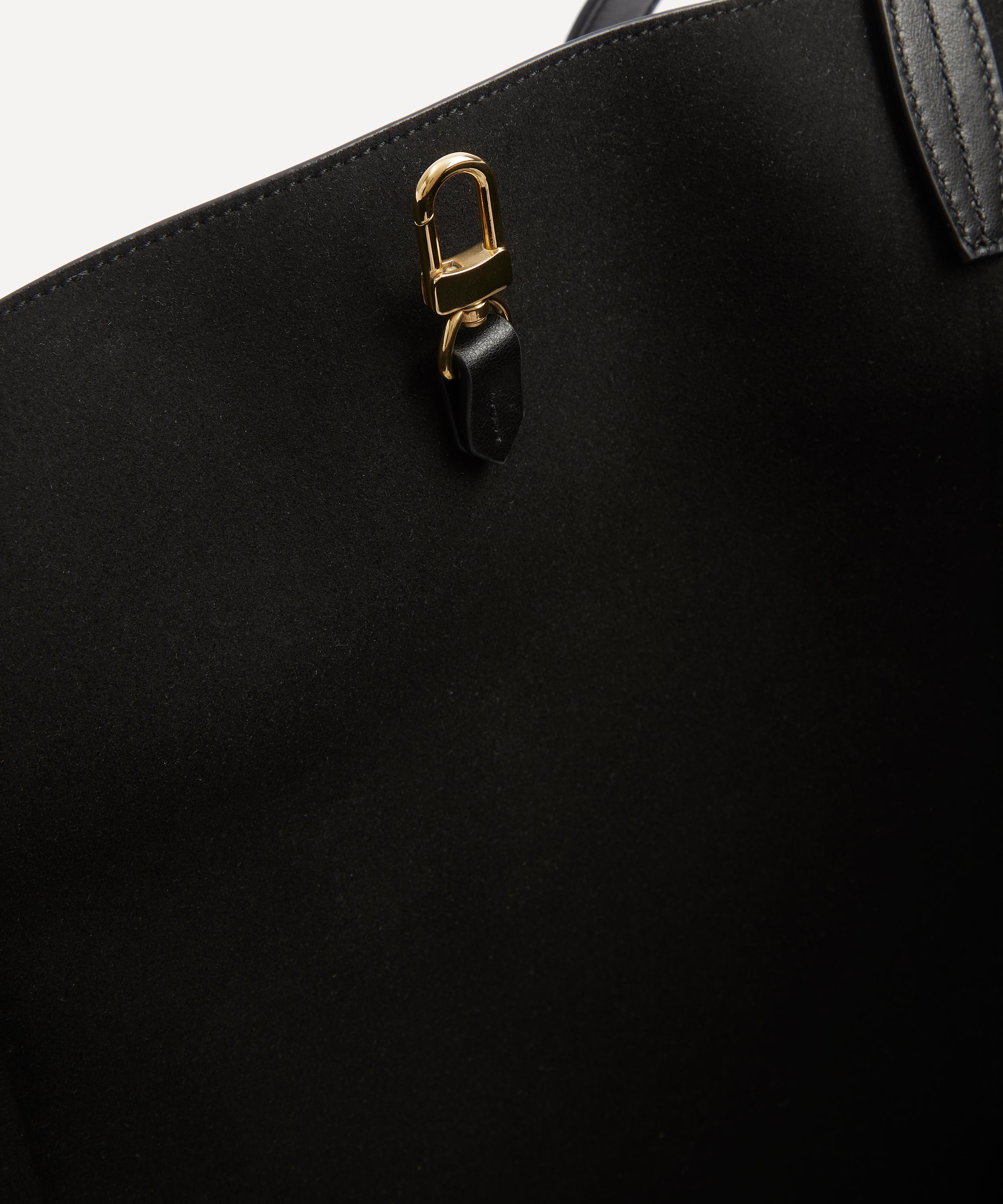 Toteme - Roam Black Leather Tote Bag image number 4