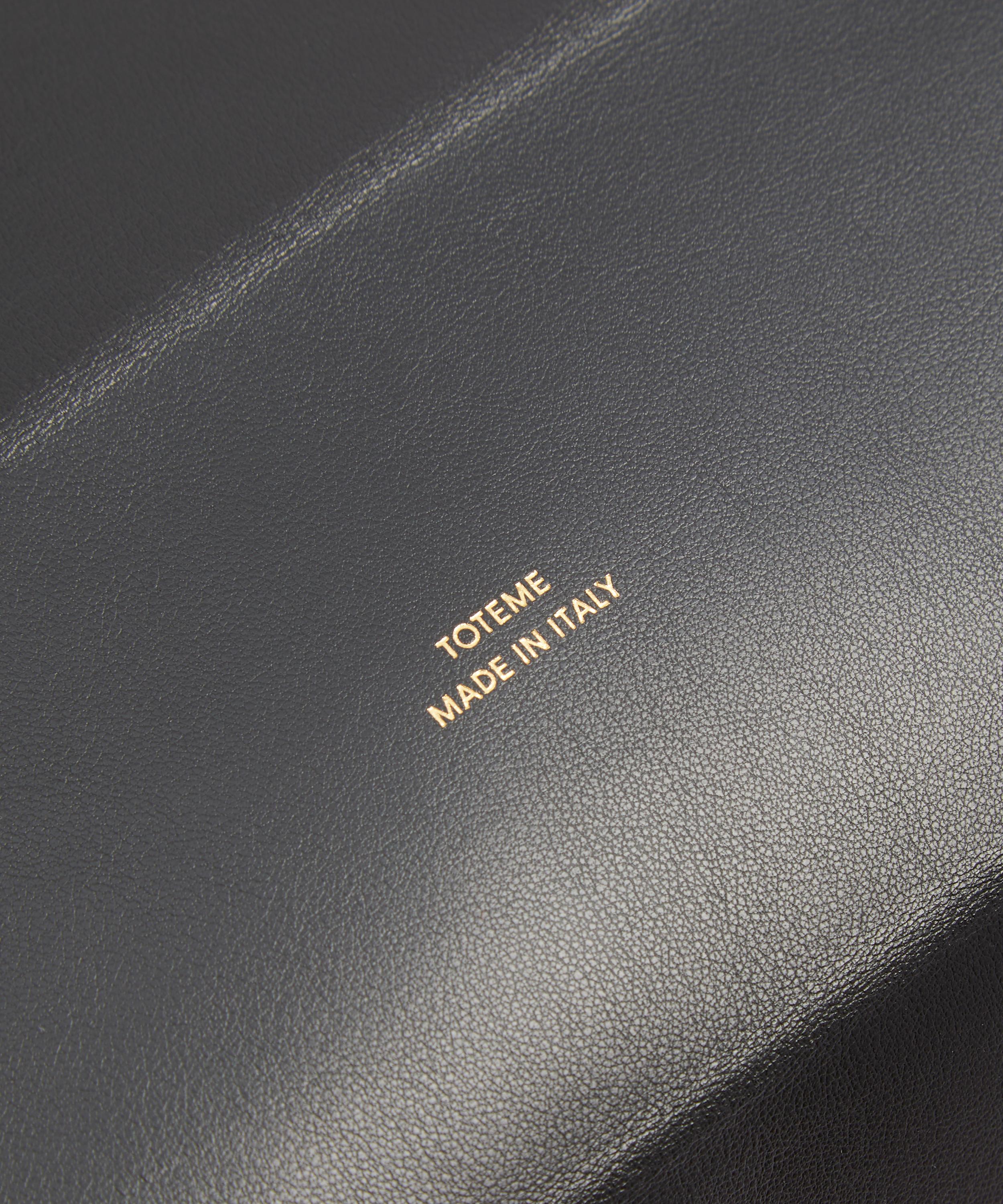 Toteme - Roam Black Leather Tote Bag image number 5