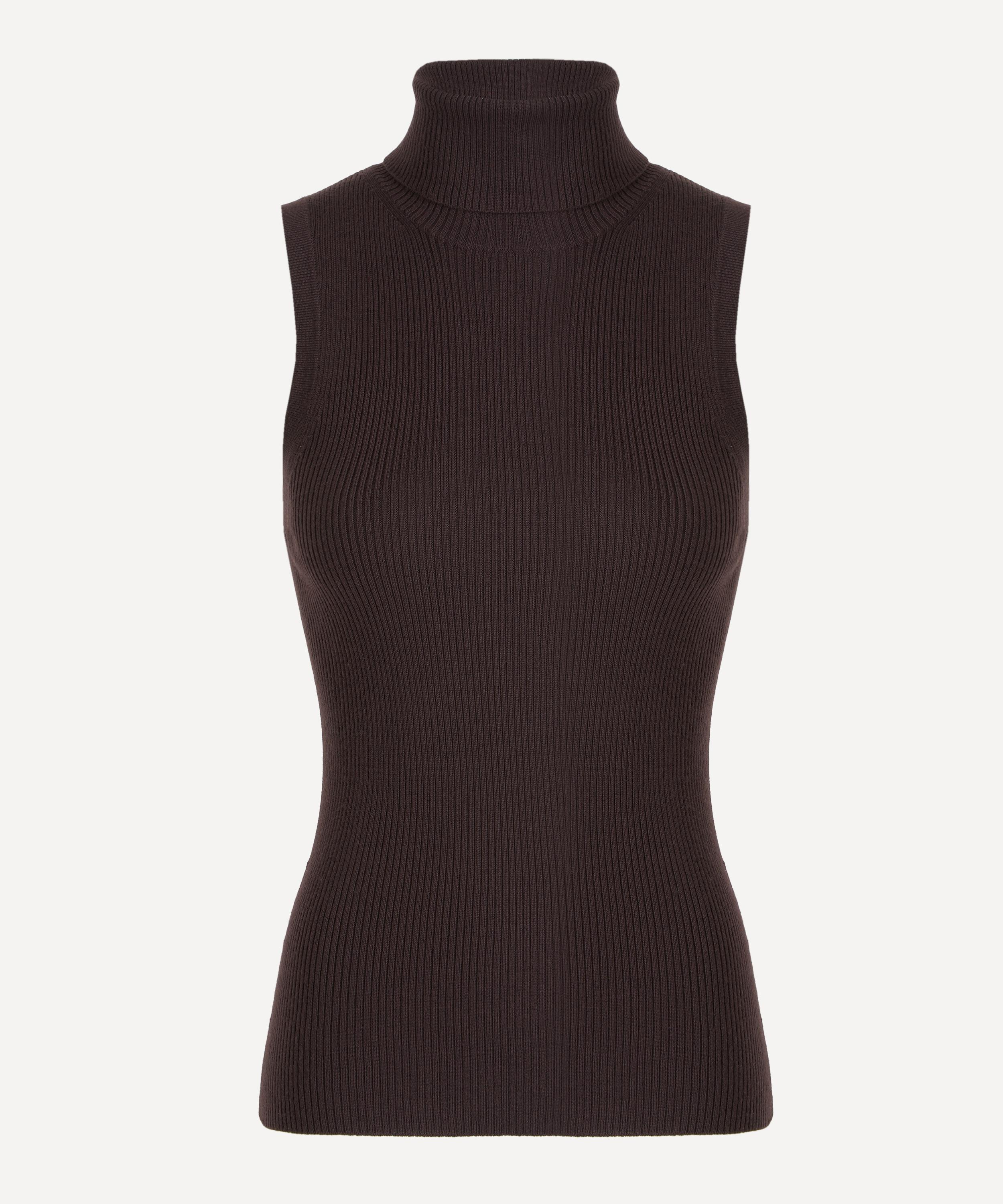 Stylein - Promise Coffee Rib-Knit Top image number 0