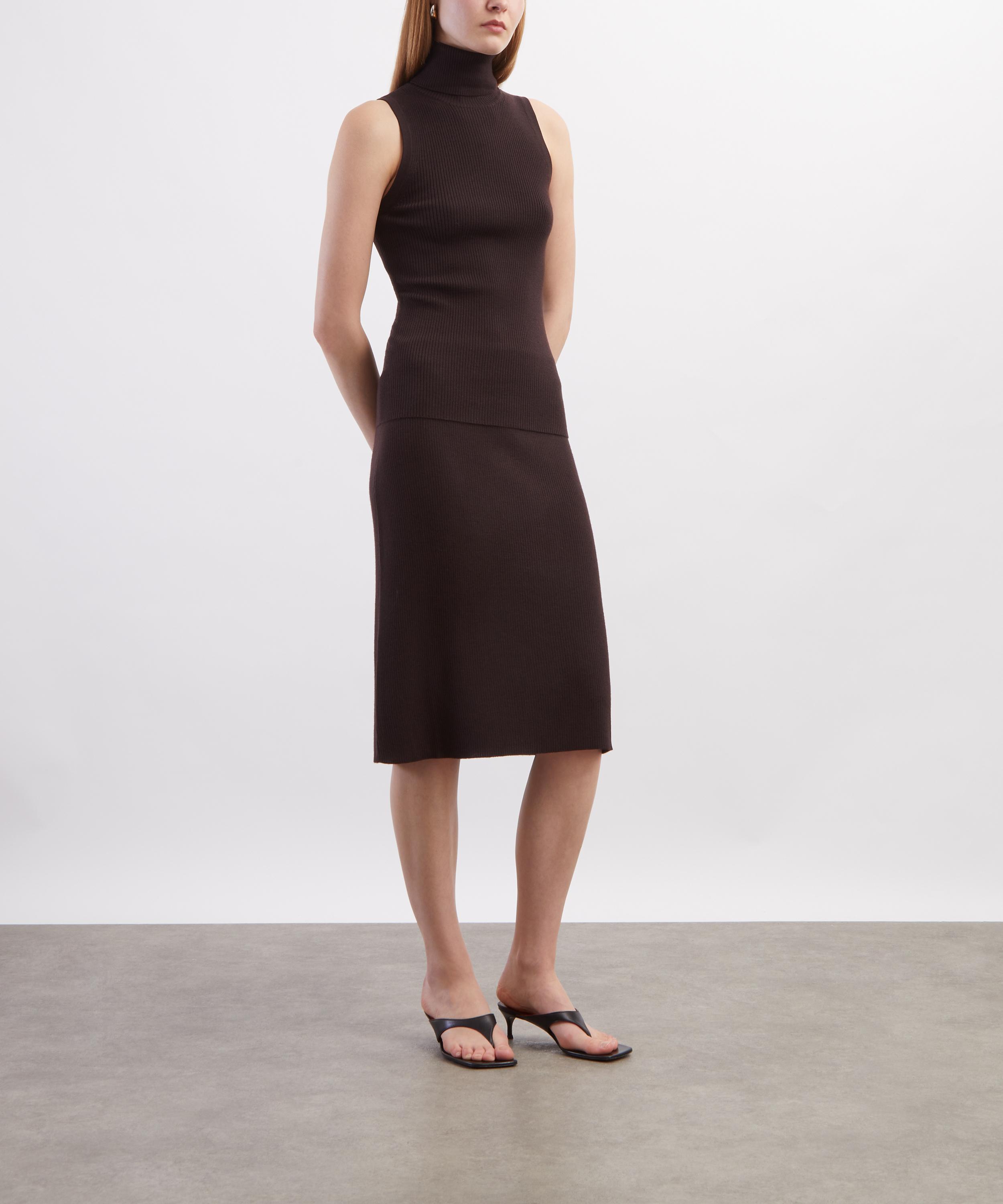 Stylein - Promise Coffee Rib-Knit Top image number 1