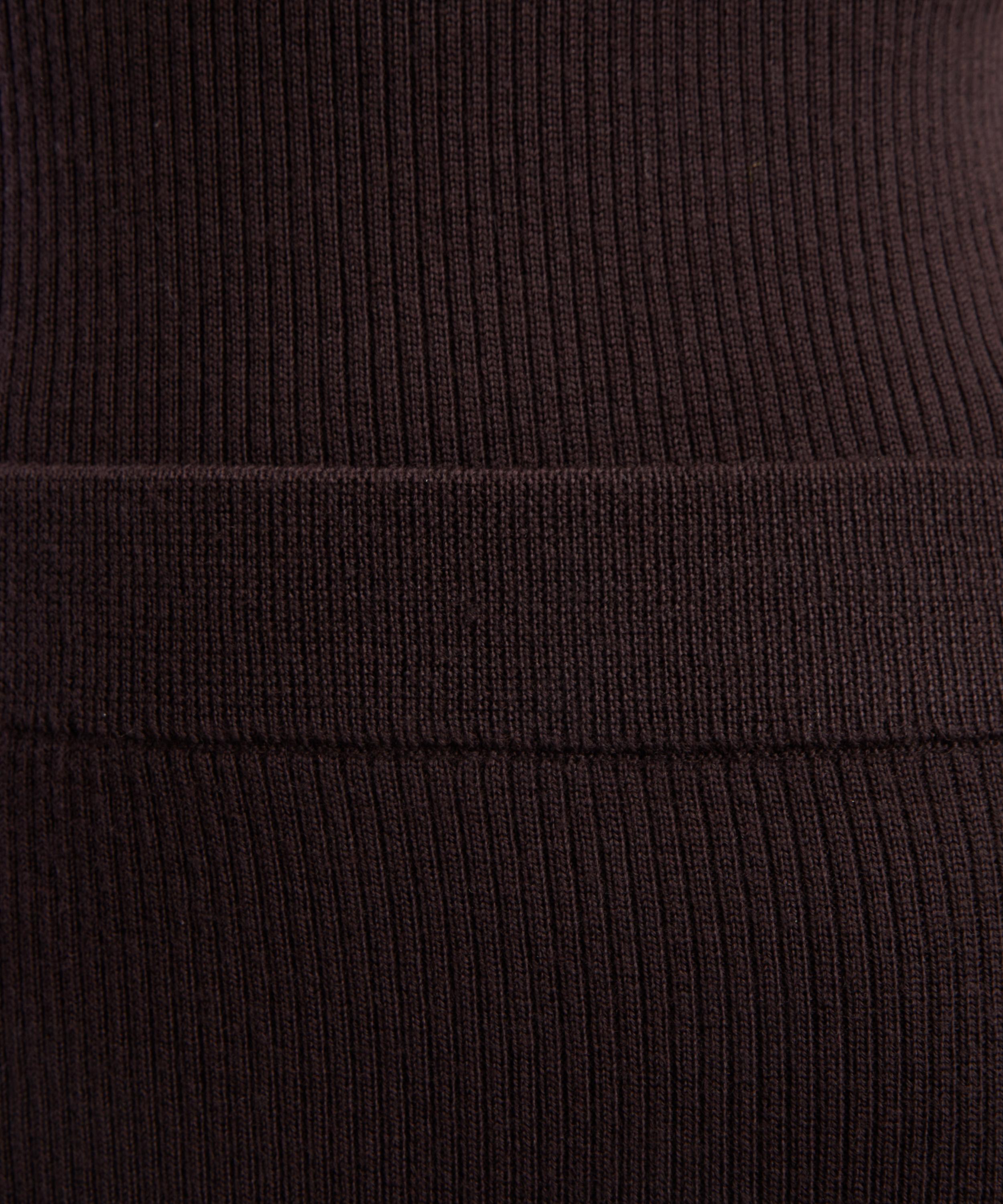 Stylein - Pearla Coffee Rib-Knit Skirt image number 4