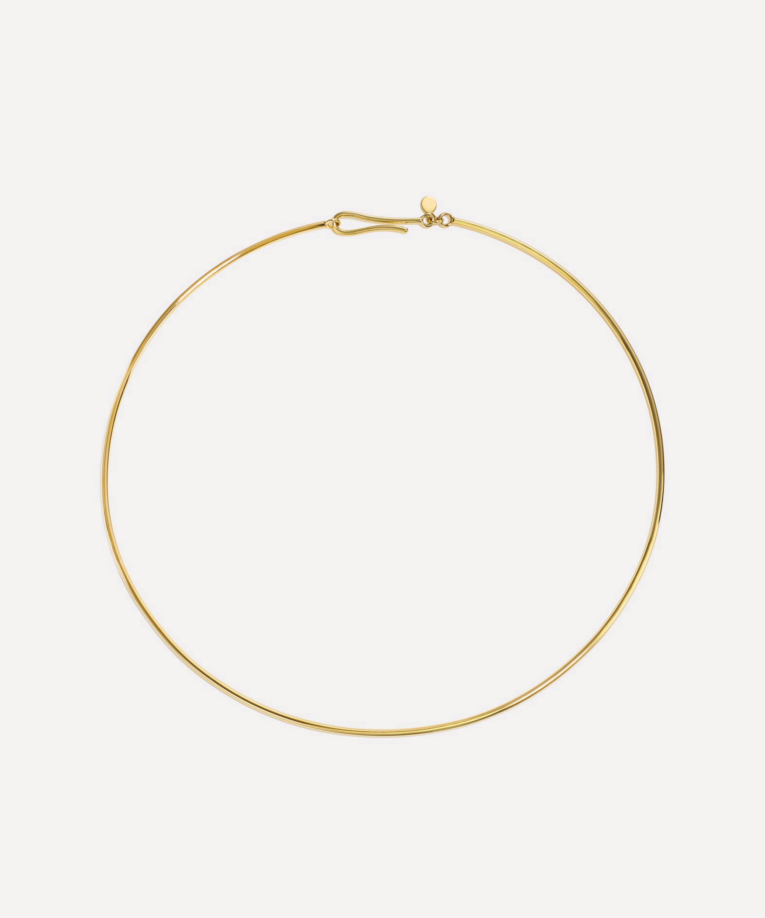 By Pariah - 14ct Gold Torque Pendant Necklace