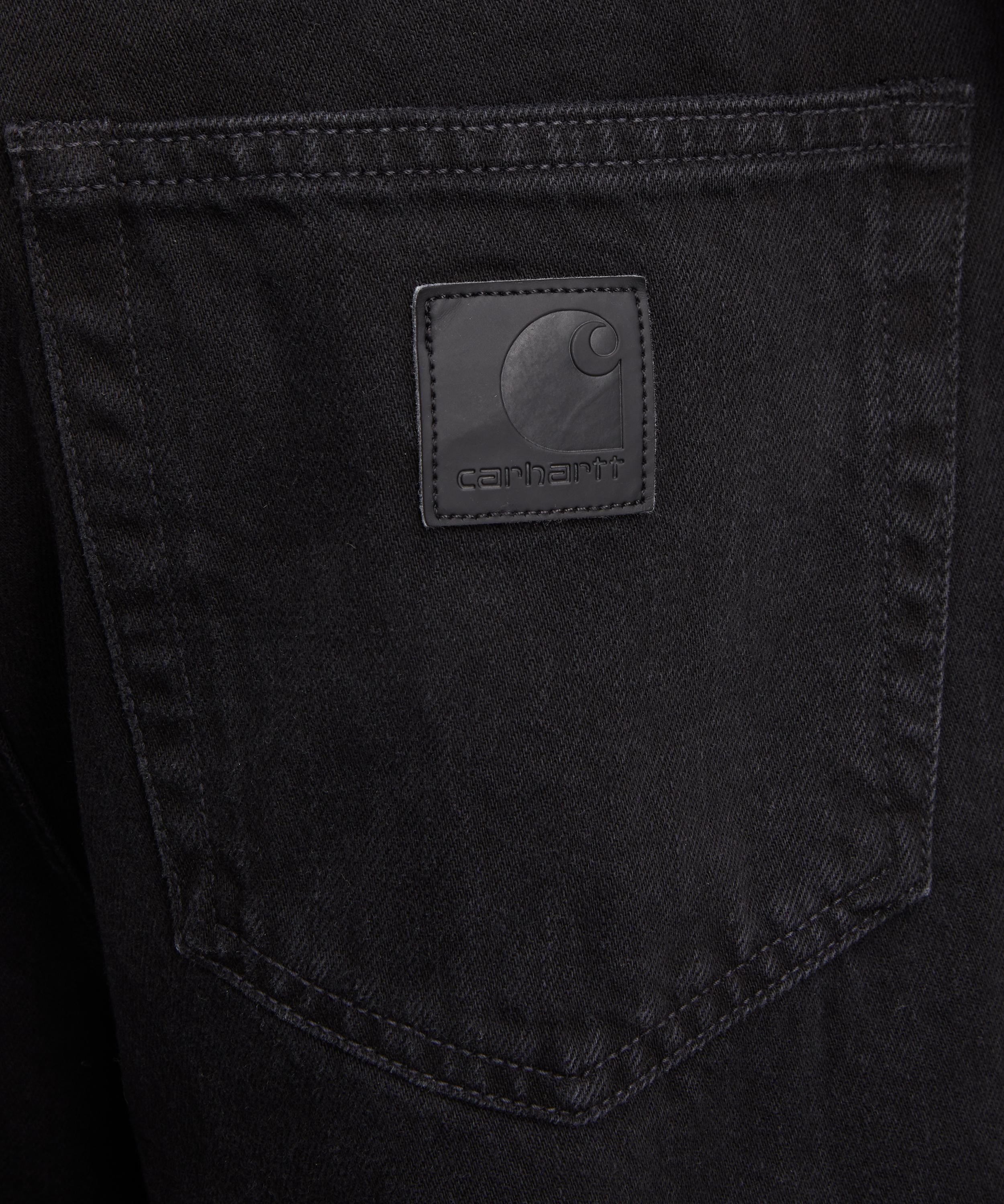 Carhartt WIP - Aaron Black Denim Jeans image number 4