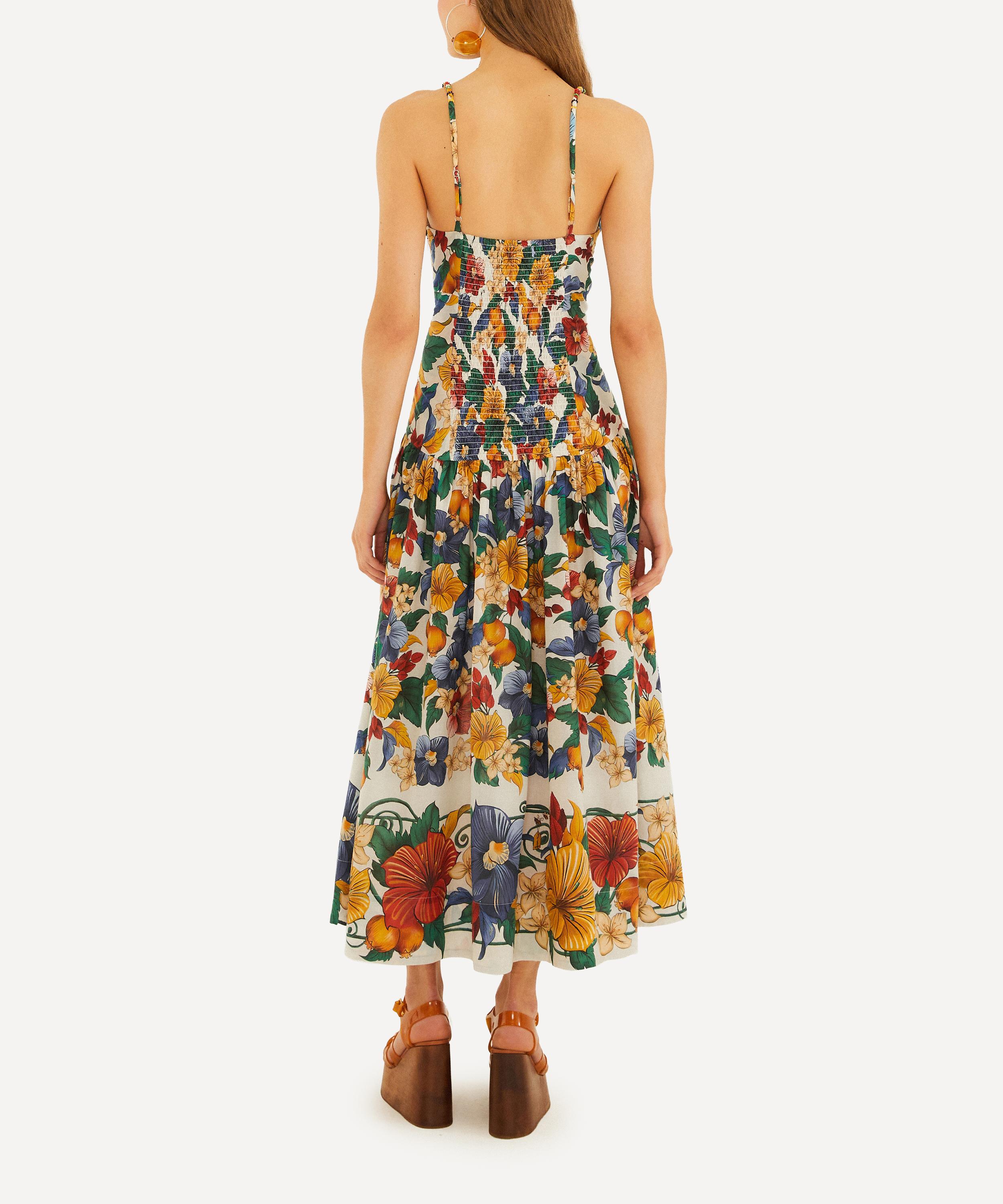 FARM Rio - Off-White Tropi Embroidered Maxi Dress&nbsp; image number 2