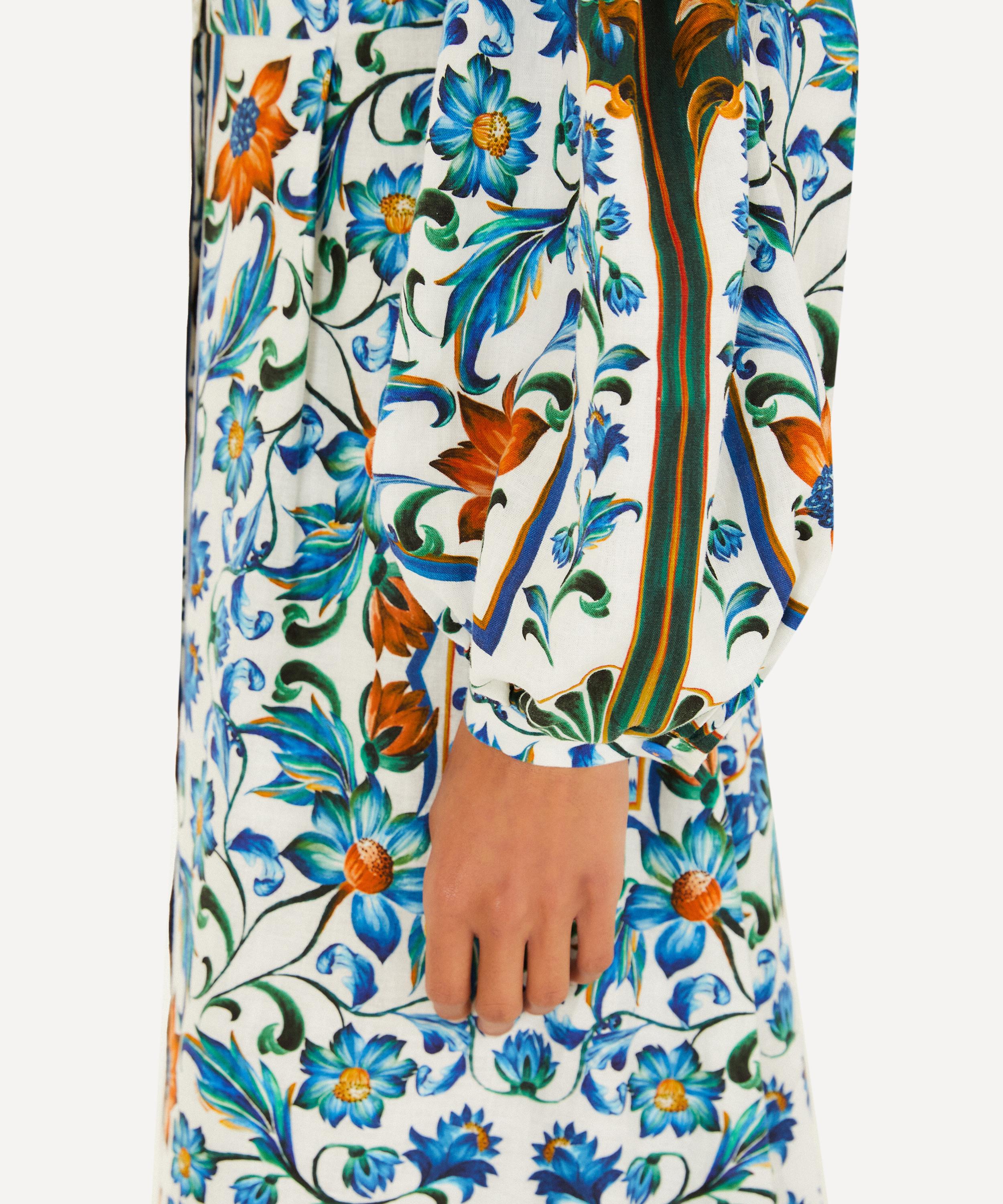 FARM Rio - Off-White Flora Tile Maxi Dress image number 2