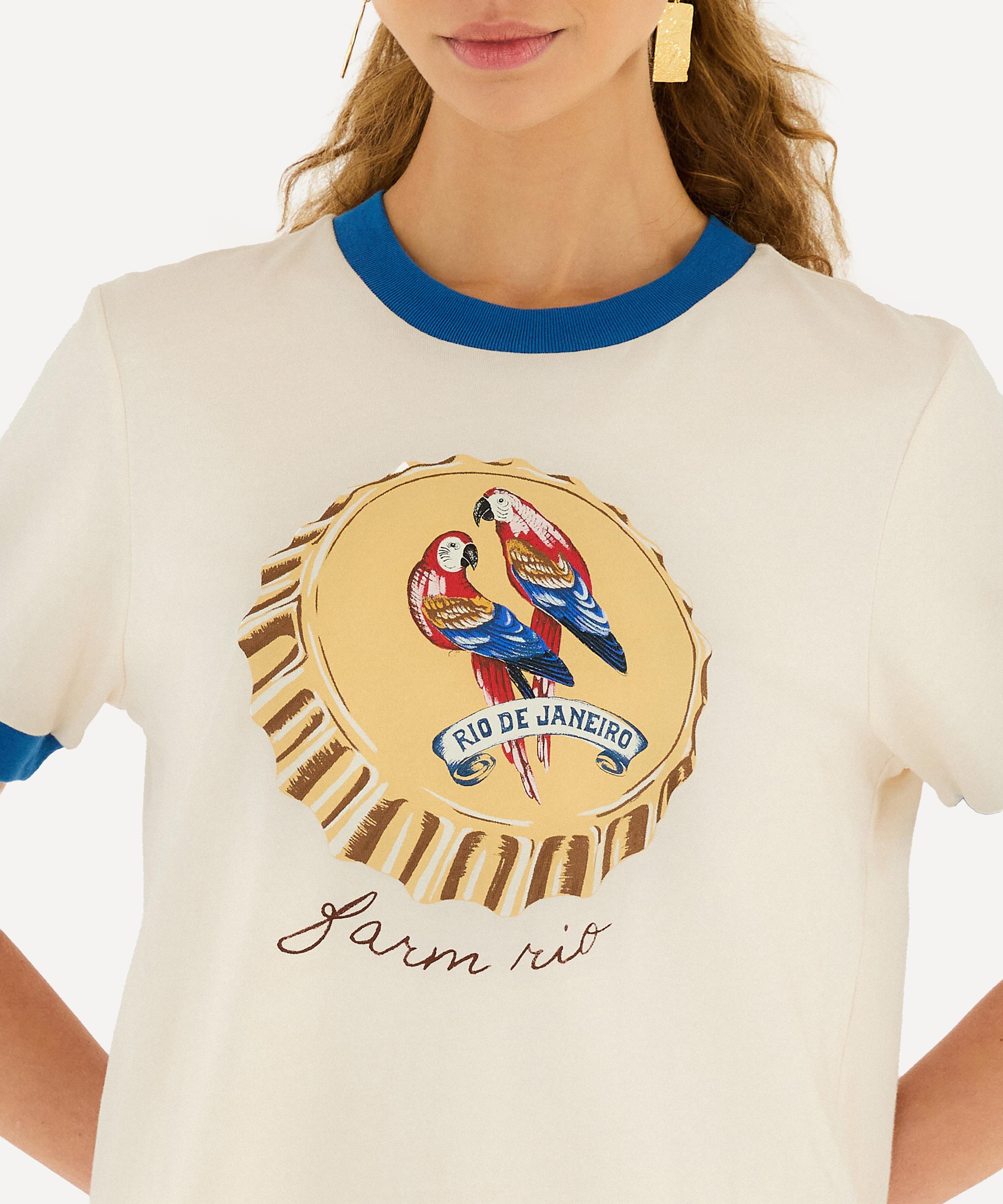 FARM Rio - Off-White Beer Cap Cotton Baby T-Shirt image number 1