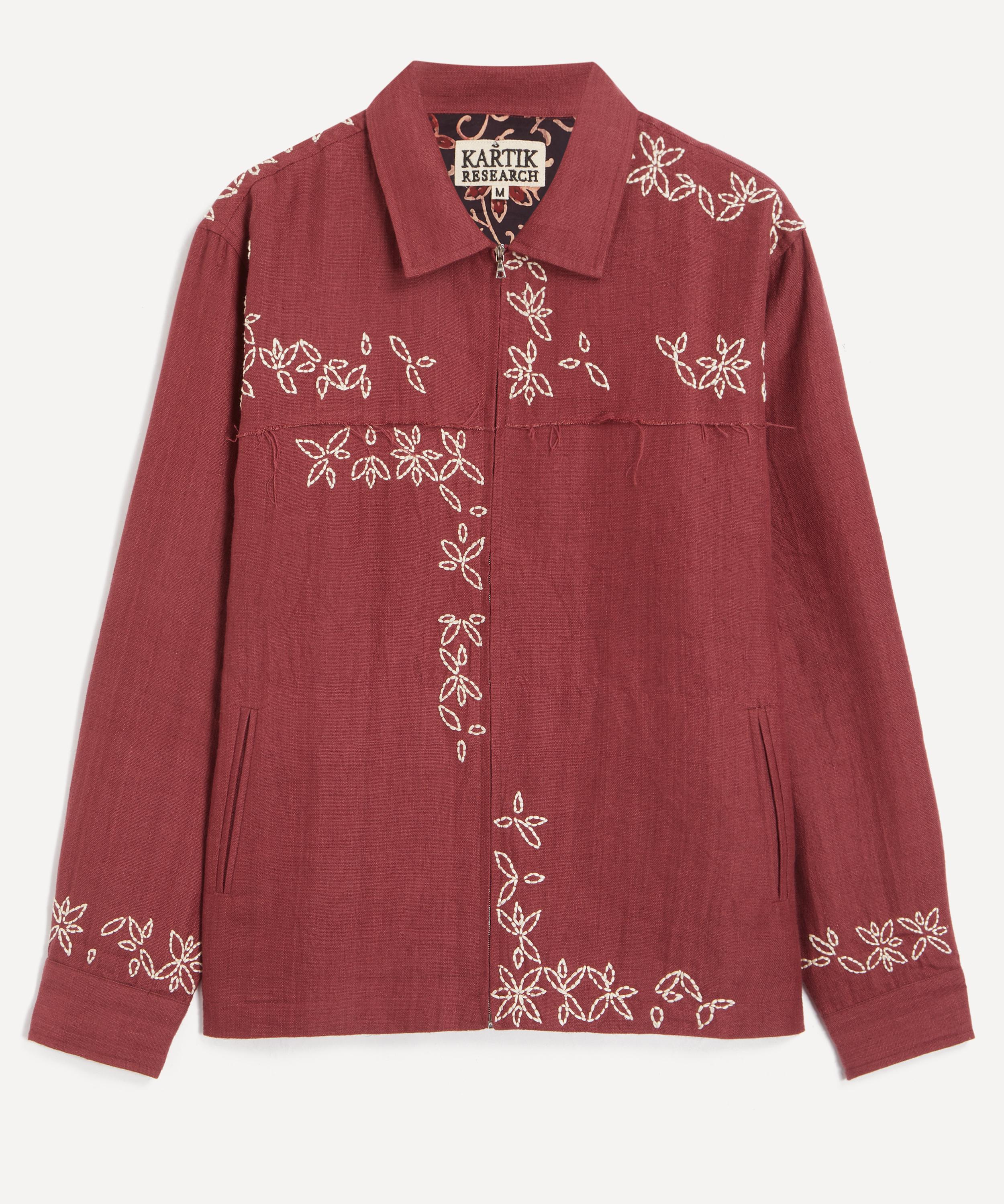 KARTIK RESEARCH 刺繍ベスト Kartik Research ZIP Jacket | Liberty
