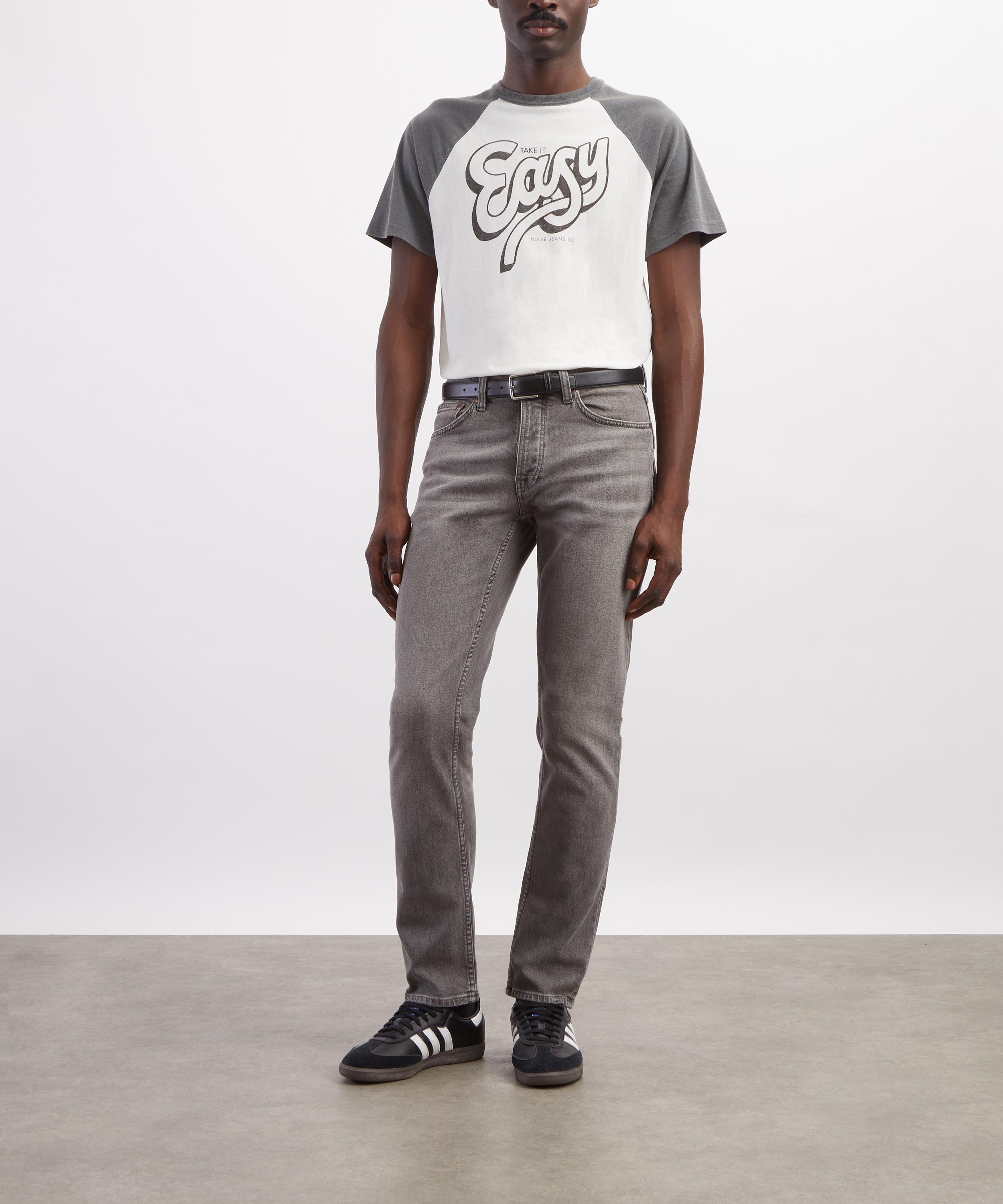 Nudie Jeans - Solid Ollie Straight-Leg Jeans in Pale Ash image number 1