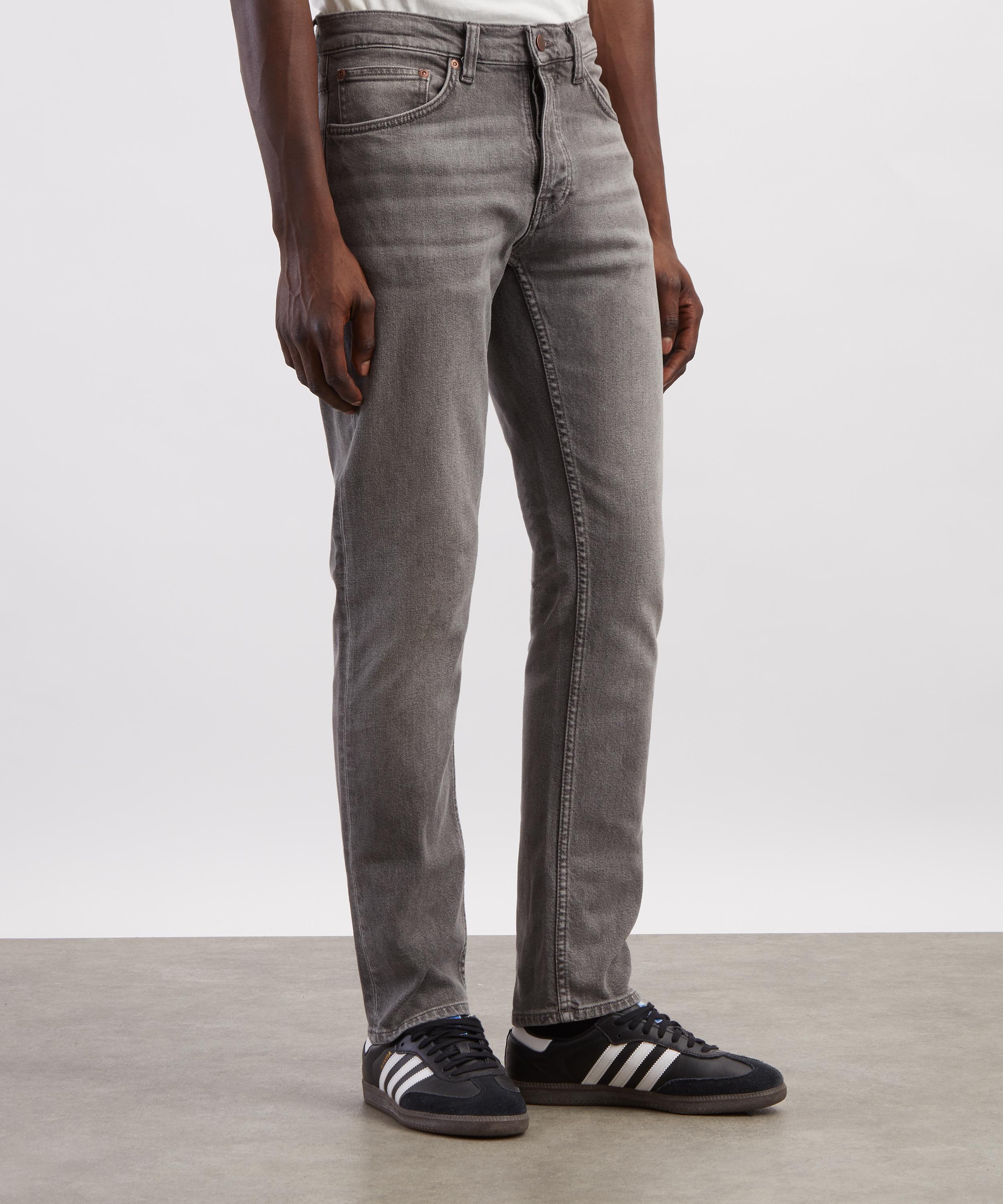 Nudie Jeans - Solid Ollie Straight-Leg Jeans in Pale Ash image number 2