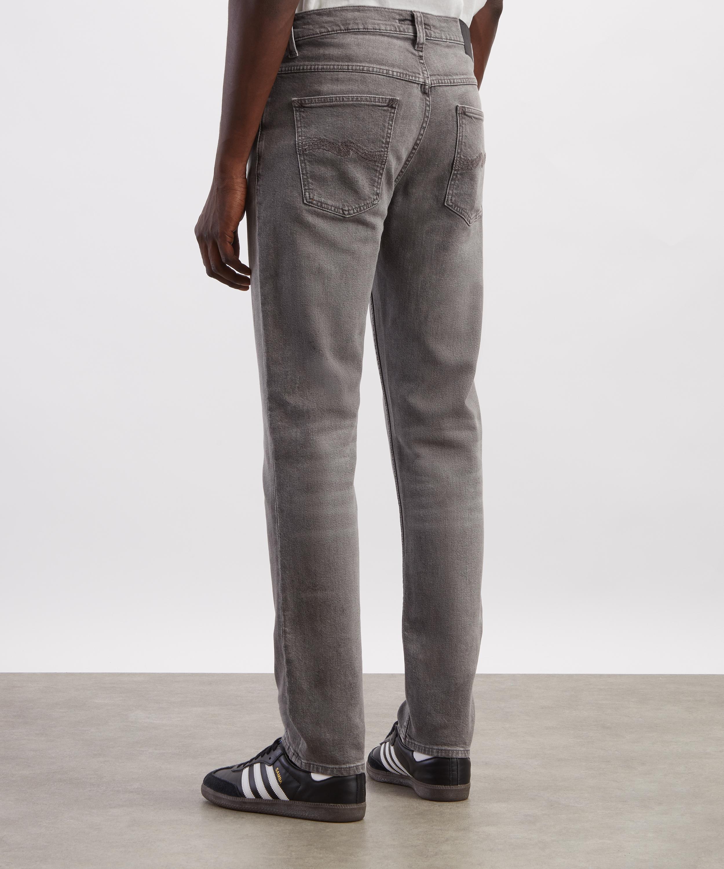 Nudie Jeans - Solid Ollie Straight-Leg Jeans in Pale Ash image number 3