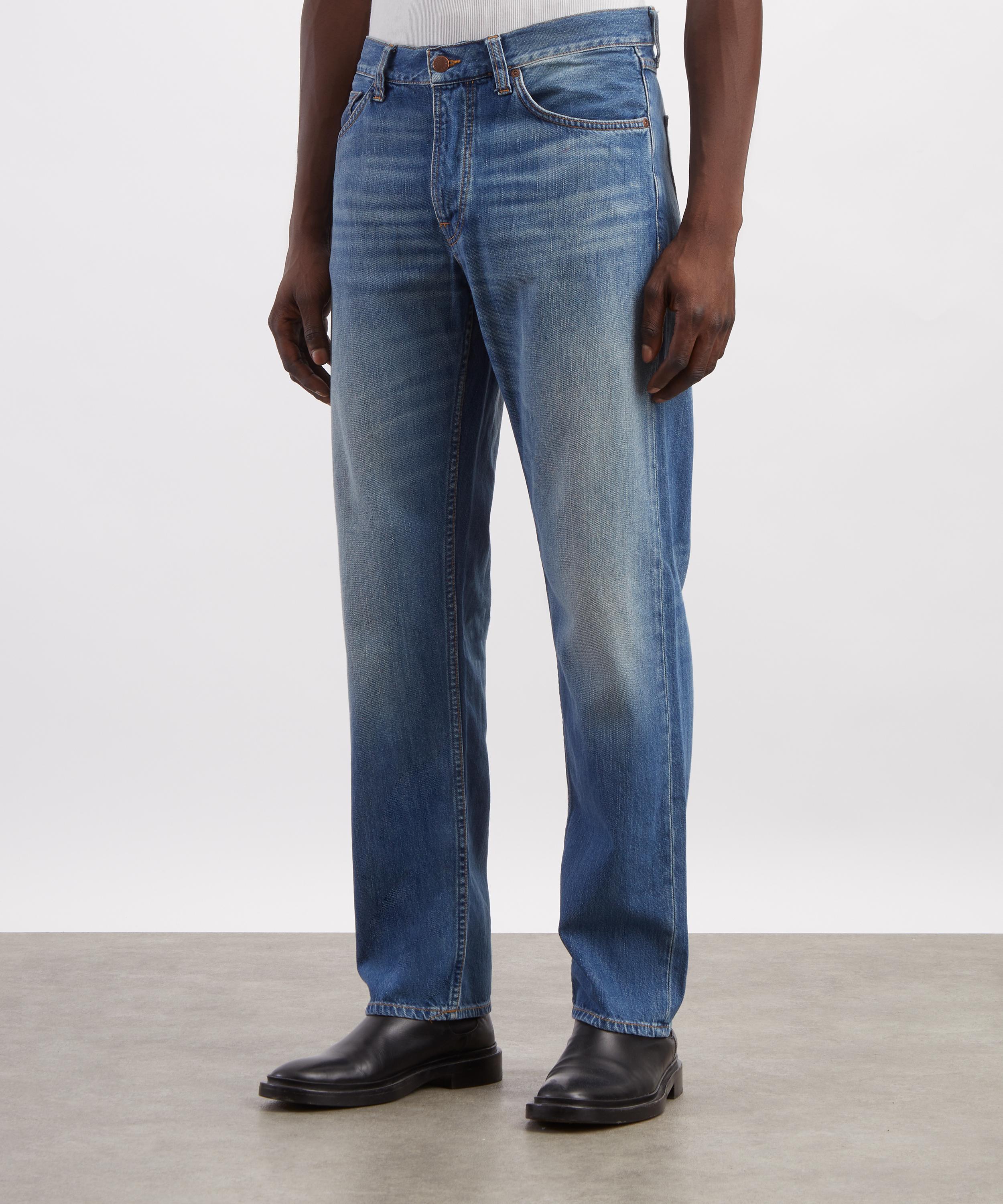 Nudie Jeans - Rad Rufus Straight-Leg Jeans in Slow Drive image number 2