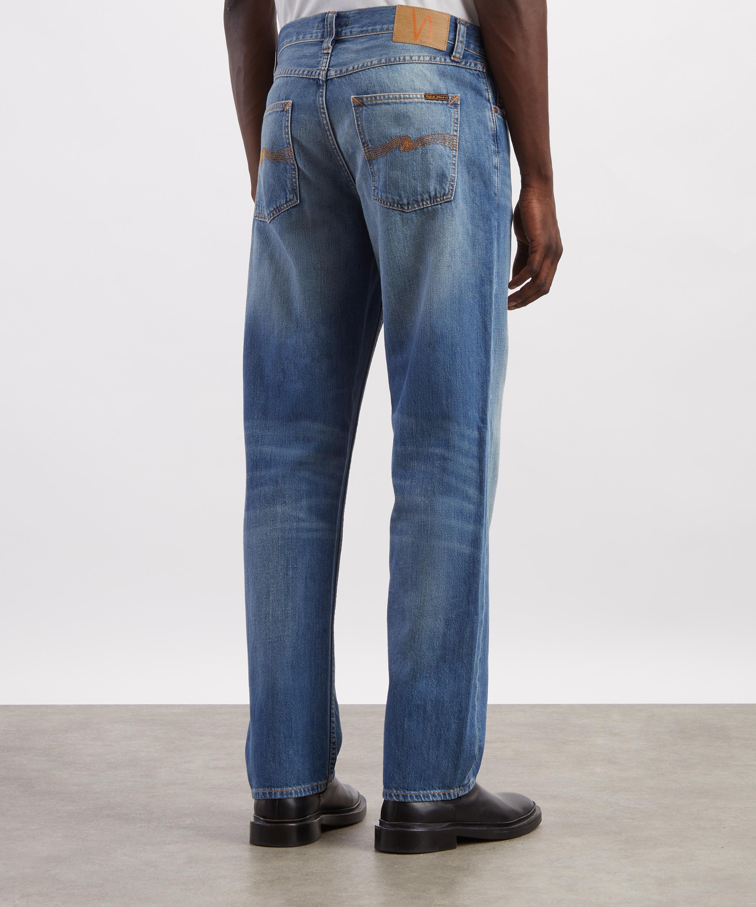 Nudie Jeans - Rad Rufus Straight-Leg Jeans in Slow Drive image number 3