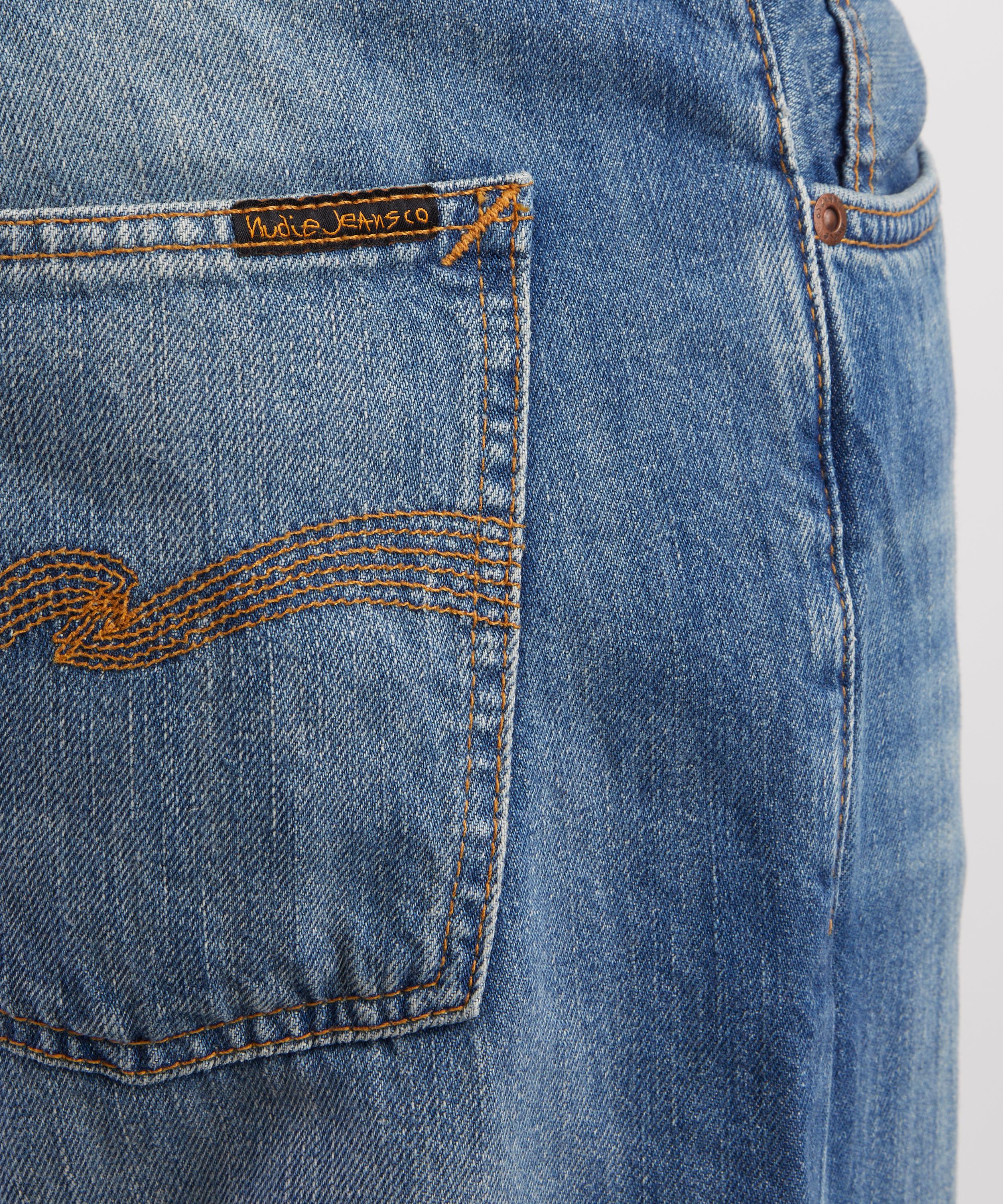 Nudie Jeans - Rad Rufus Straight-Leg Jeans in Slow Drive image number 4