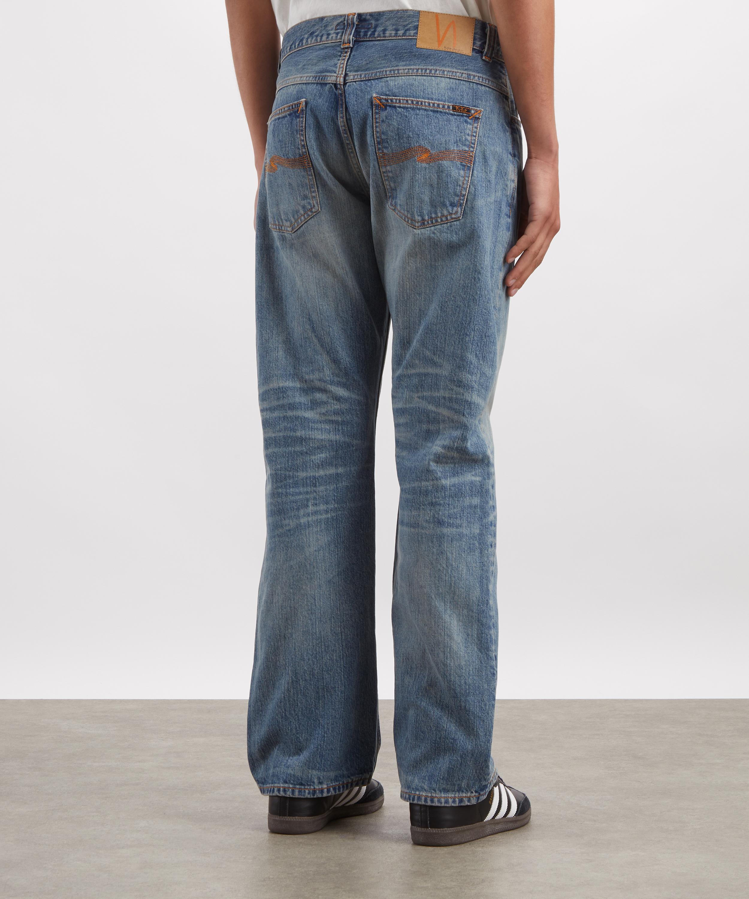 Nudie Jeans - Regular Alf Jeans in Silver Tracks image number 3