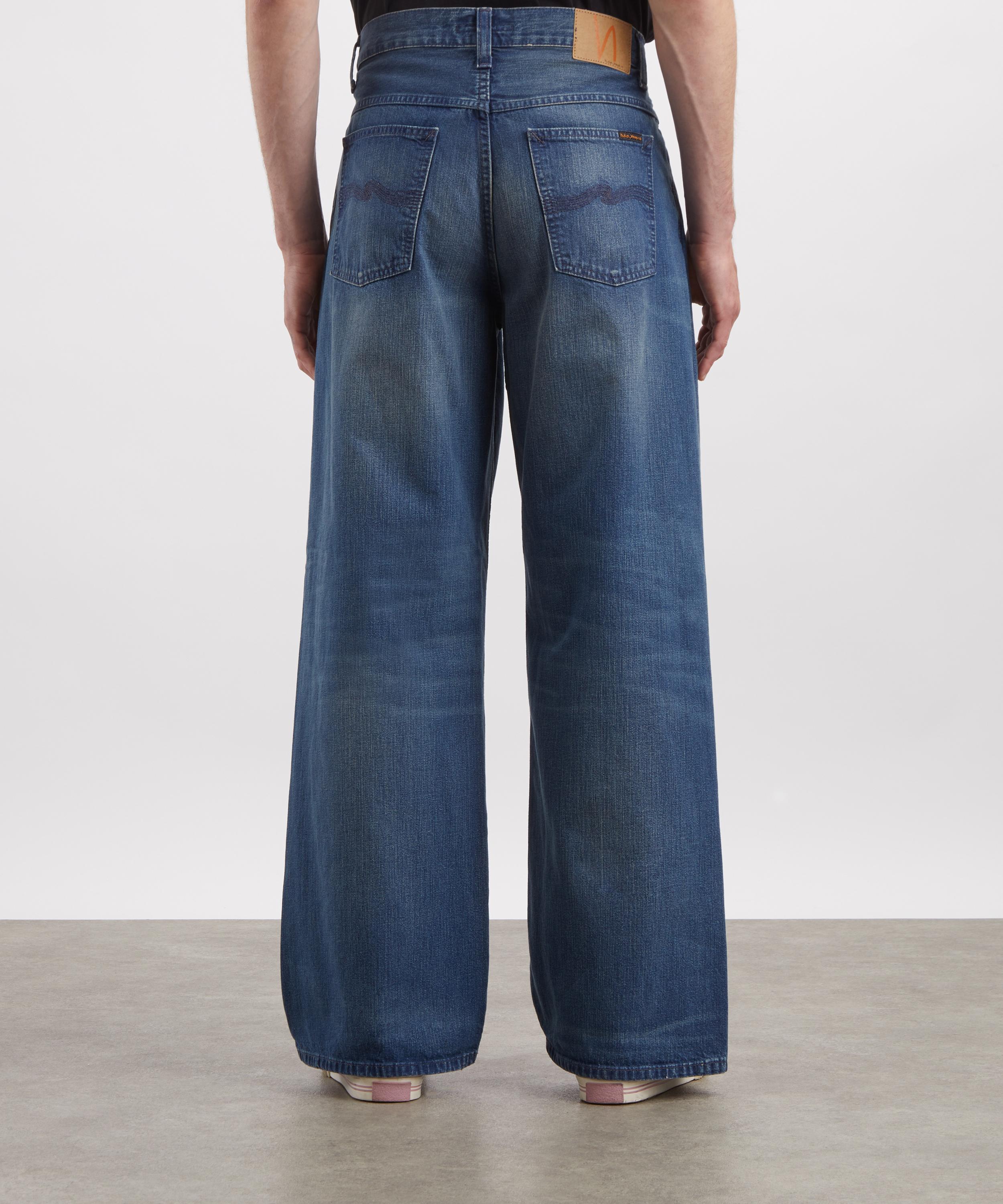 Nudie Jeans - Loud Larry Jeans in Blue Painter image number 3