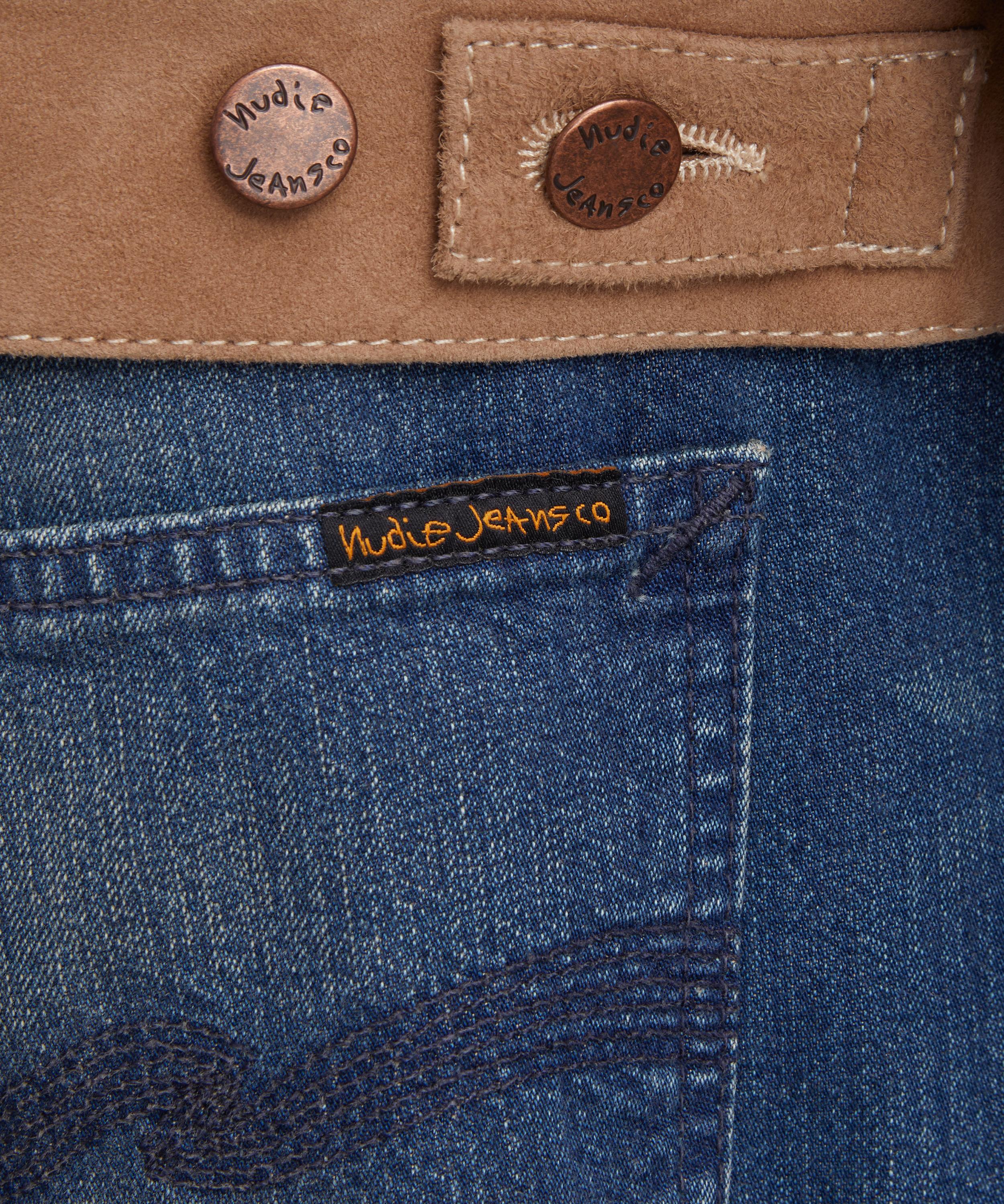 Nudie Jeans - Loud Larry Jeans in Blue Painter image number 4