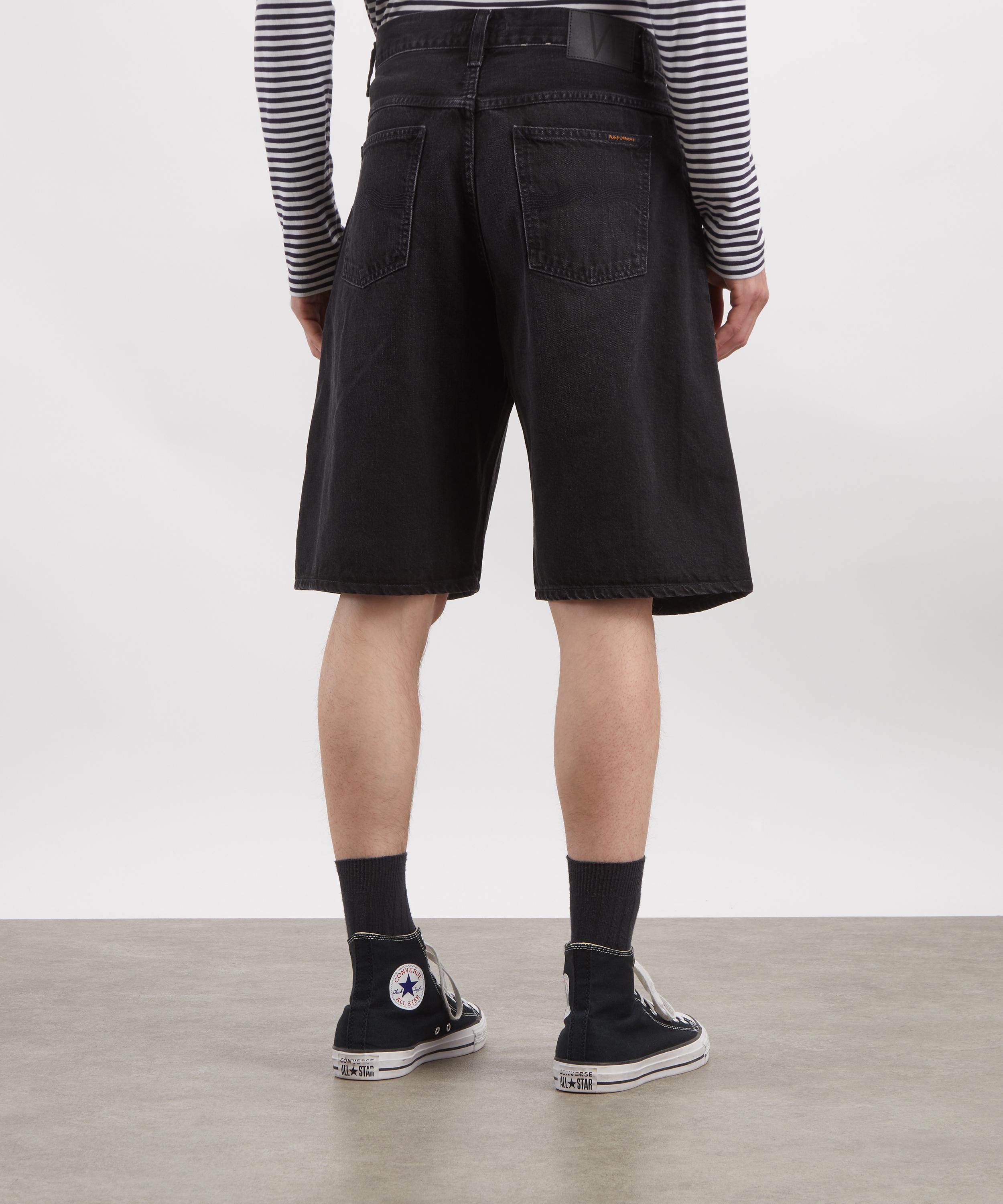 Nudie Jeans - Zeb Denim Shorts in Night Dune image number 3