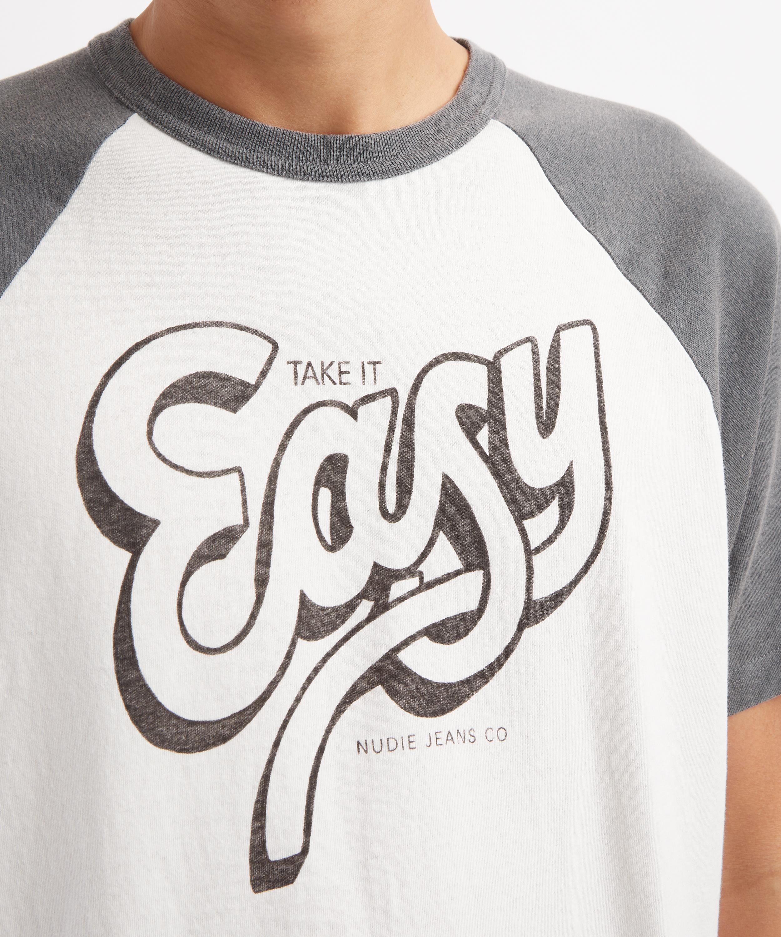 Nudie Jeans - Roy Raglan Take It Easy T-Shirt&nbsp; image number 4