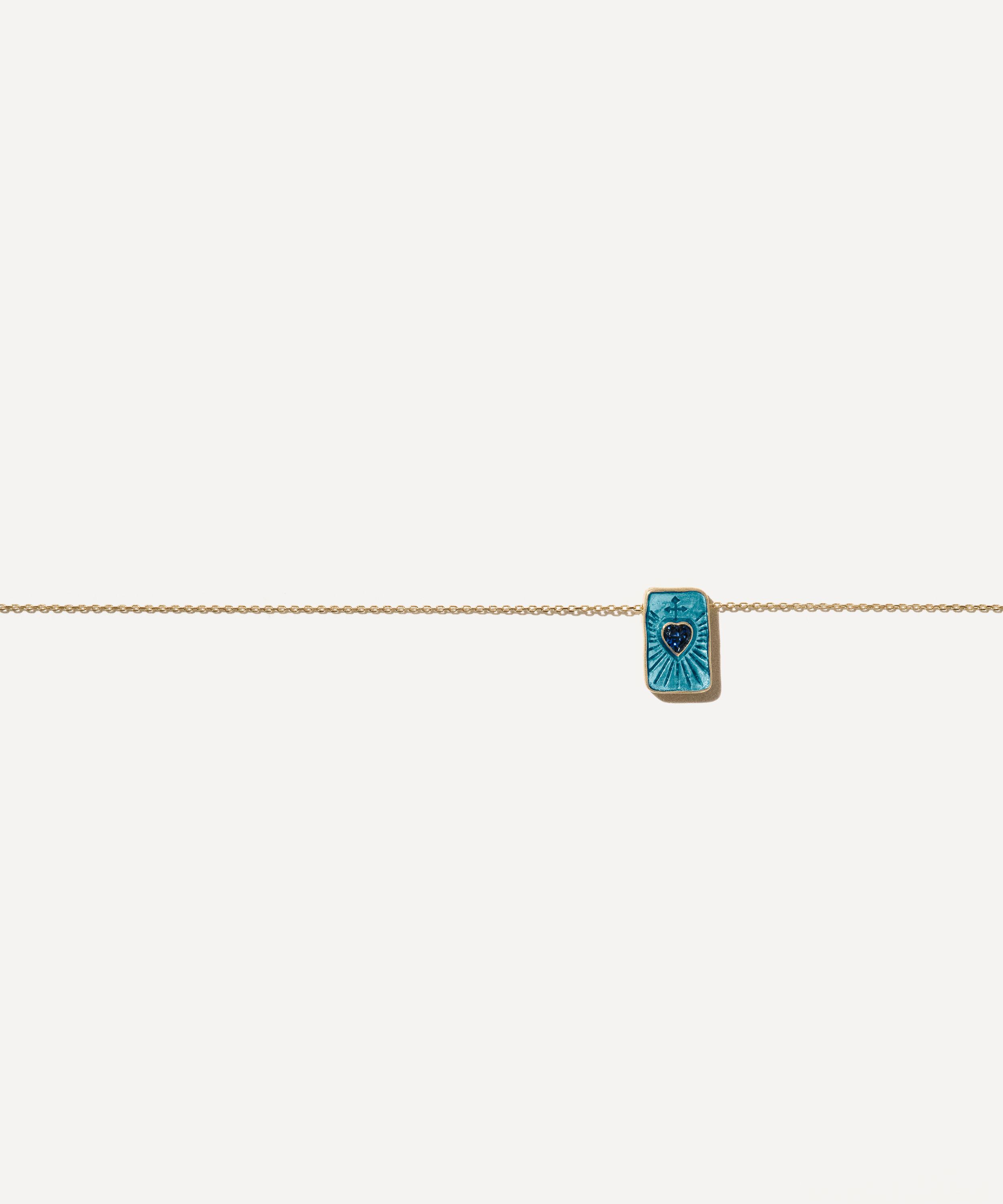 Pascale Monvoisin - 9ct Gold Deva London Blue Topaz Necklace