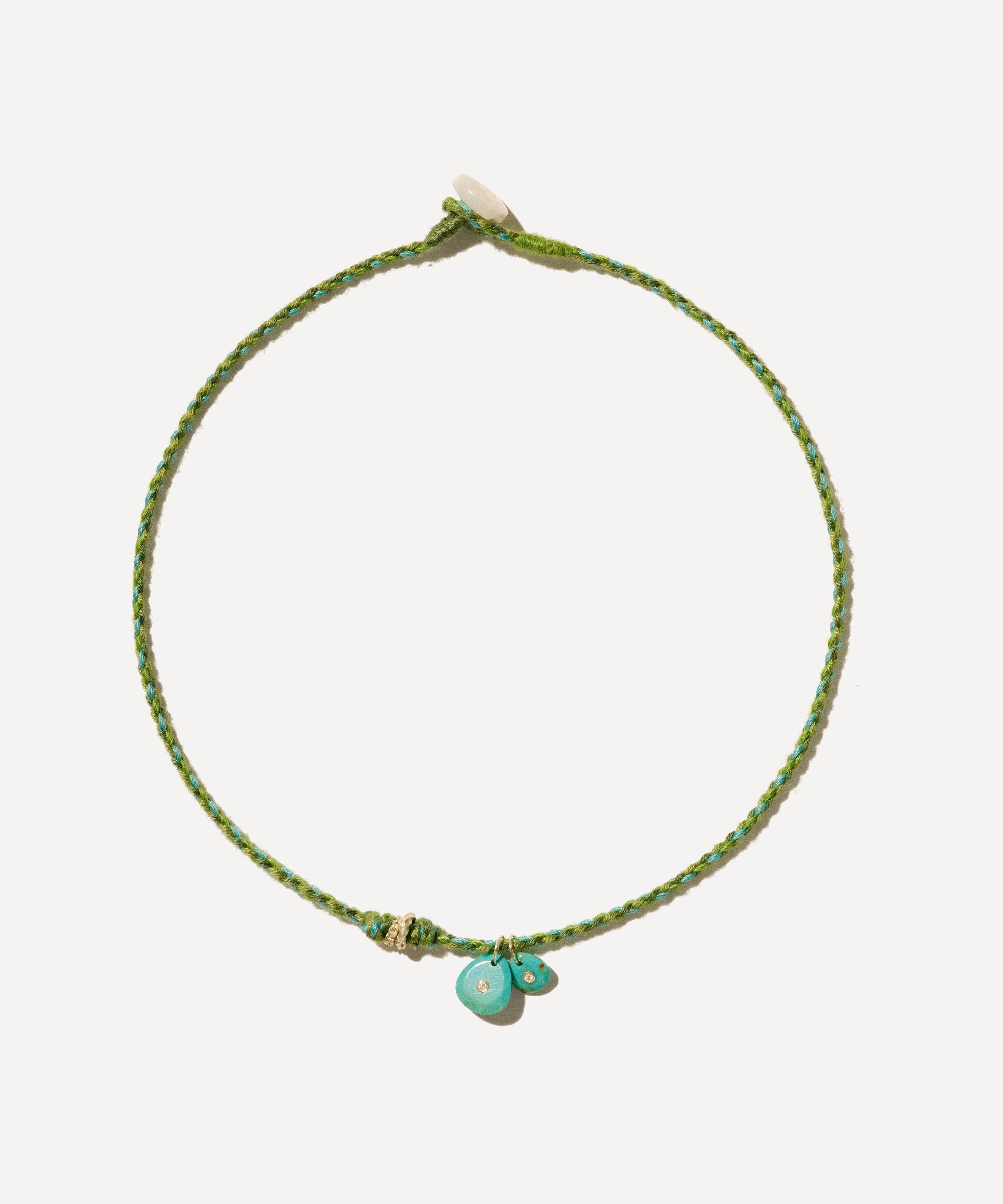 Pascale Monvoisin - 9ct Gold Holi Turquoise Necklace image number 3