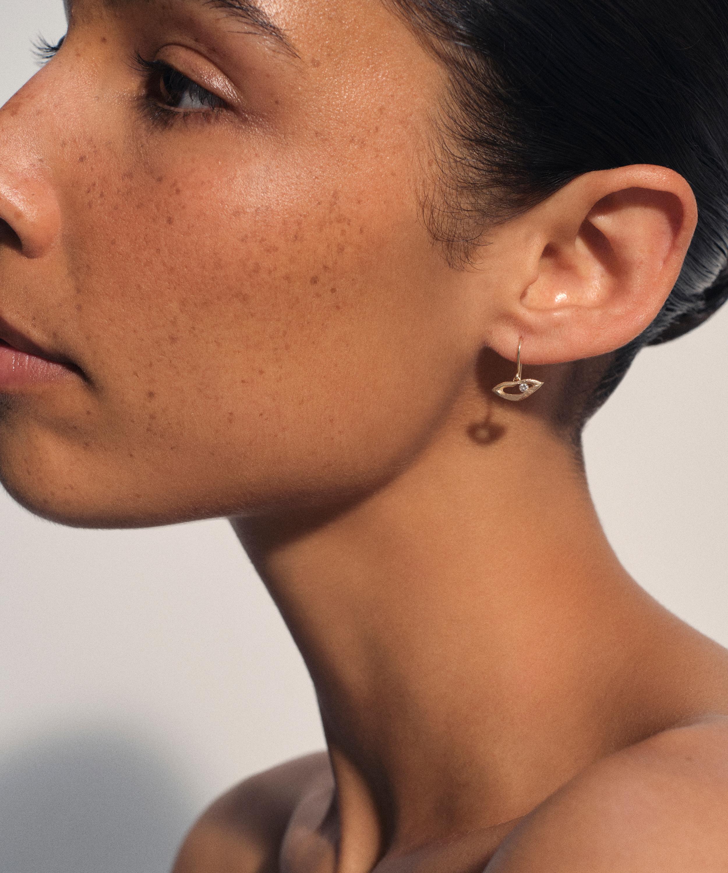 Pascale Monvoisin - 9ct Gold Noor Drop Earrings image number 1